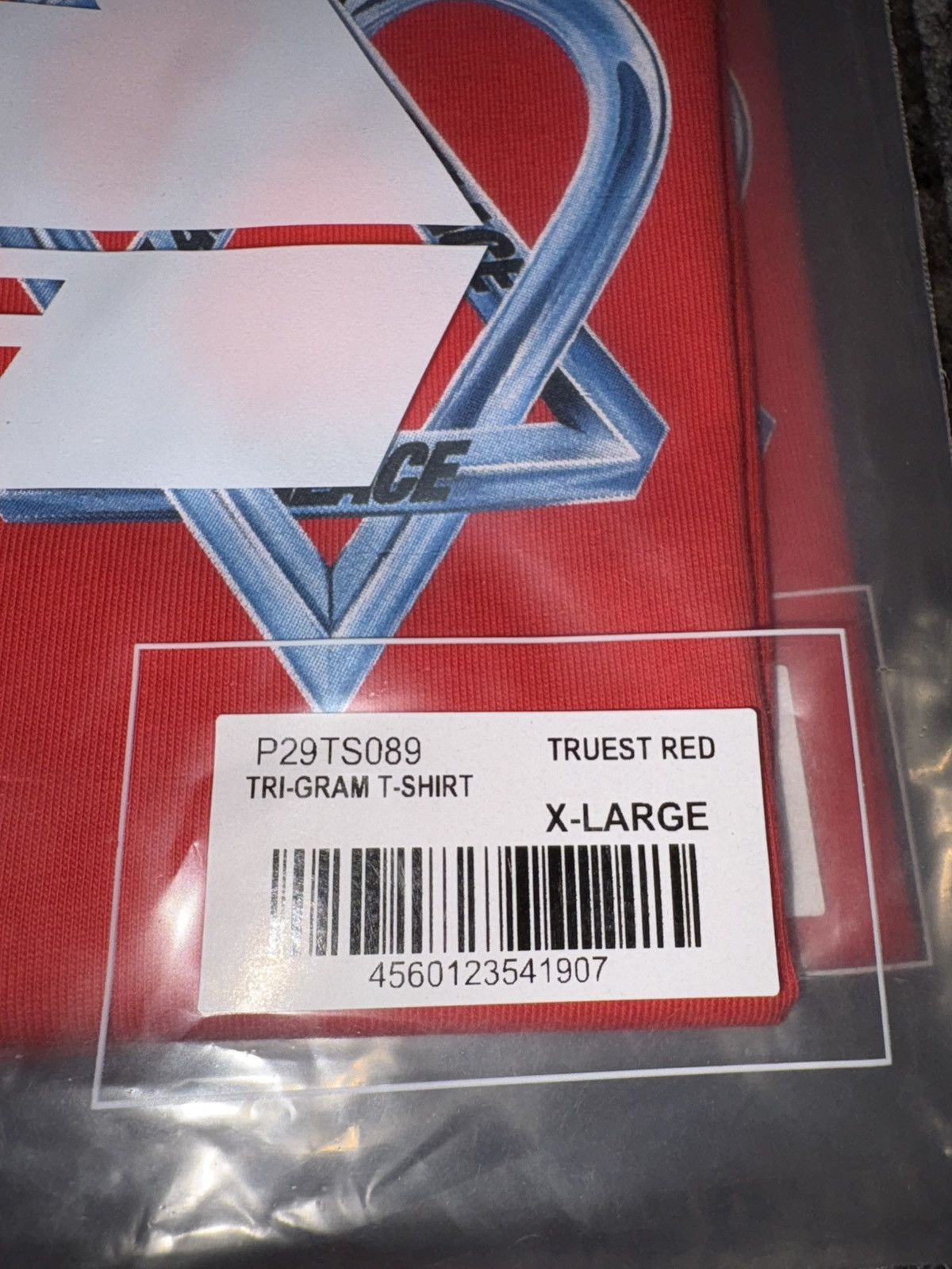 Palace Palace Tri Gram T-Shirt Red Size US XL / EU 56 / 4 - 4 Thumbnail