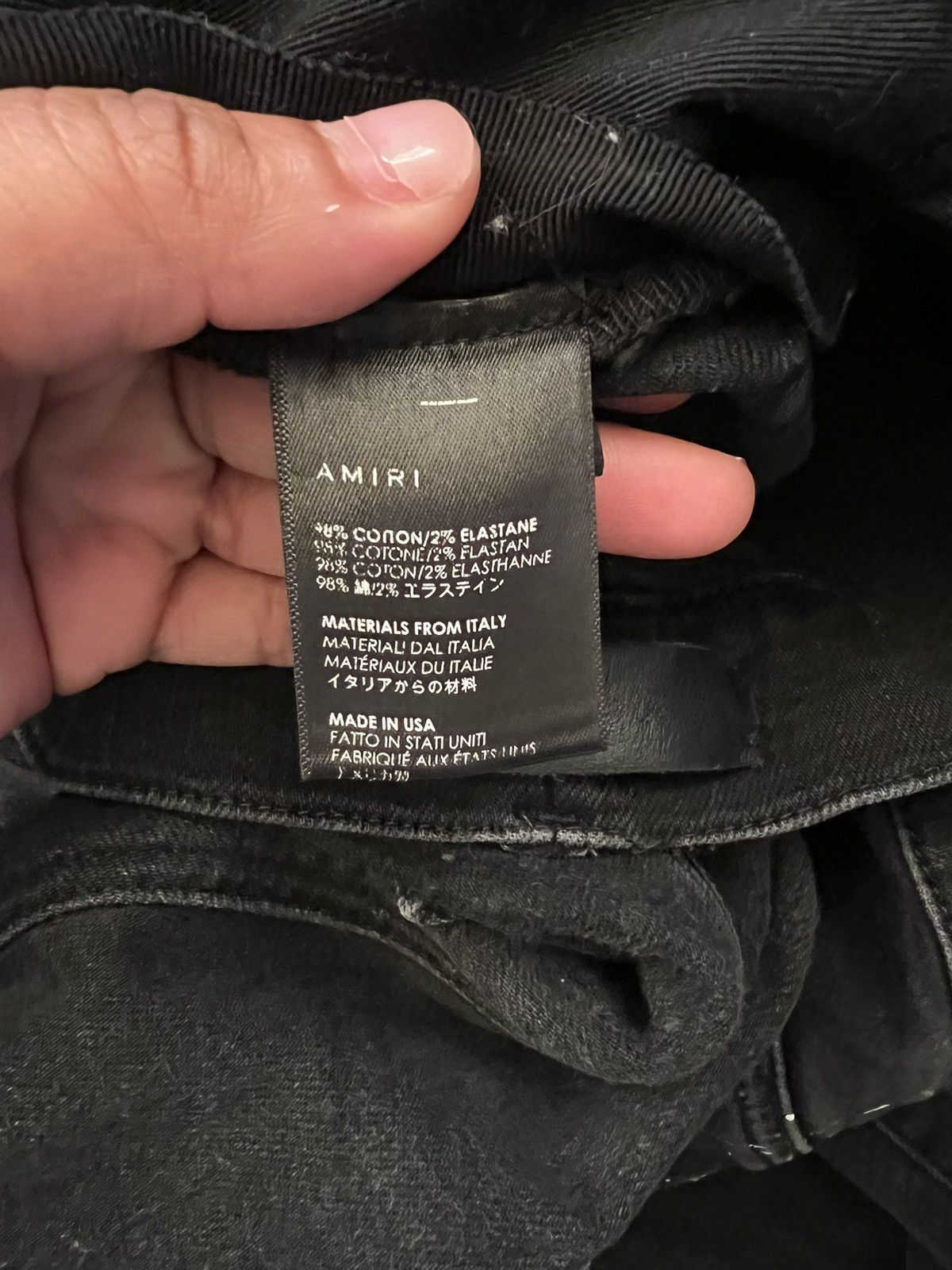 Amiri Amiri Bird Art Patch, Paint Splatter Denim Size US 34 / EU 50 - 8 Thumbnail