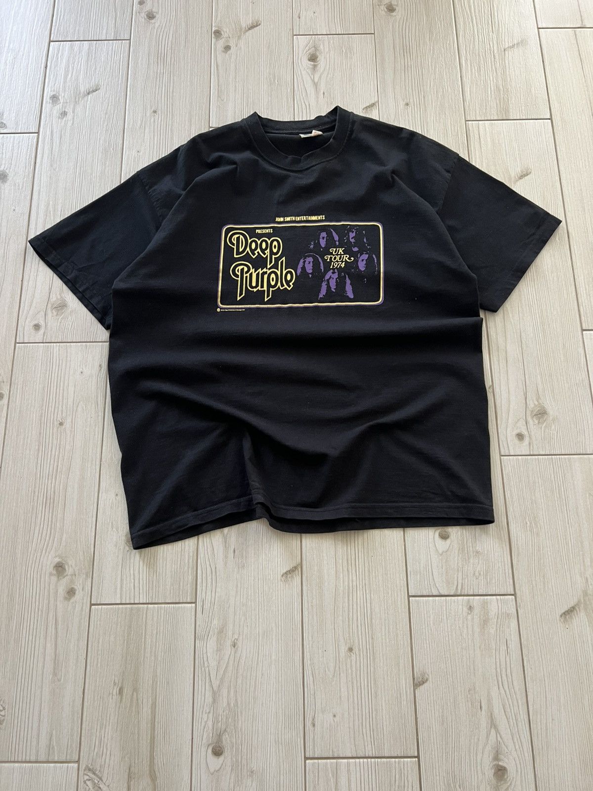 Band Tees DEEP PURPLE TOUR 90S T SHIRT SIZE X LARGE Size US XL / EU 56 / 4 - 2 Thumbnail