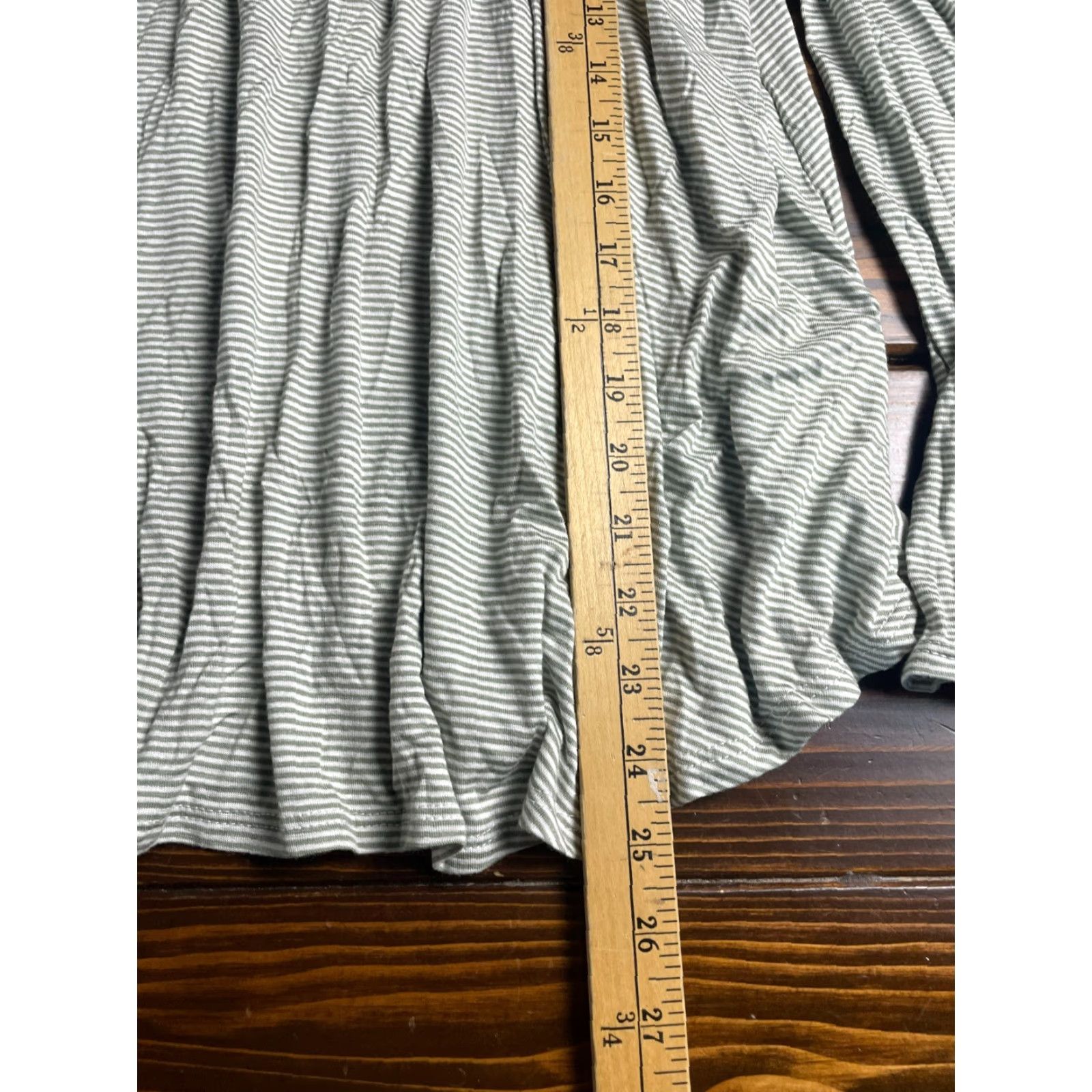 Vintage rags&coutures Shirt Women Small Green White Striped Cold Shoulder Regular Size S / US 4 / IT 40 - 5 Thumbnail