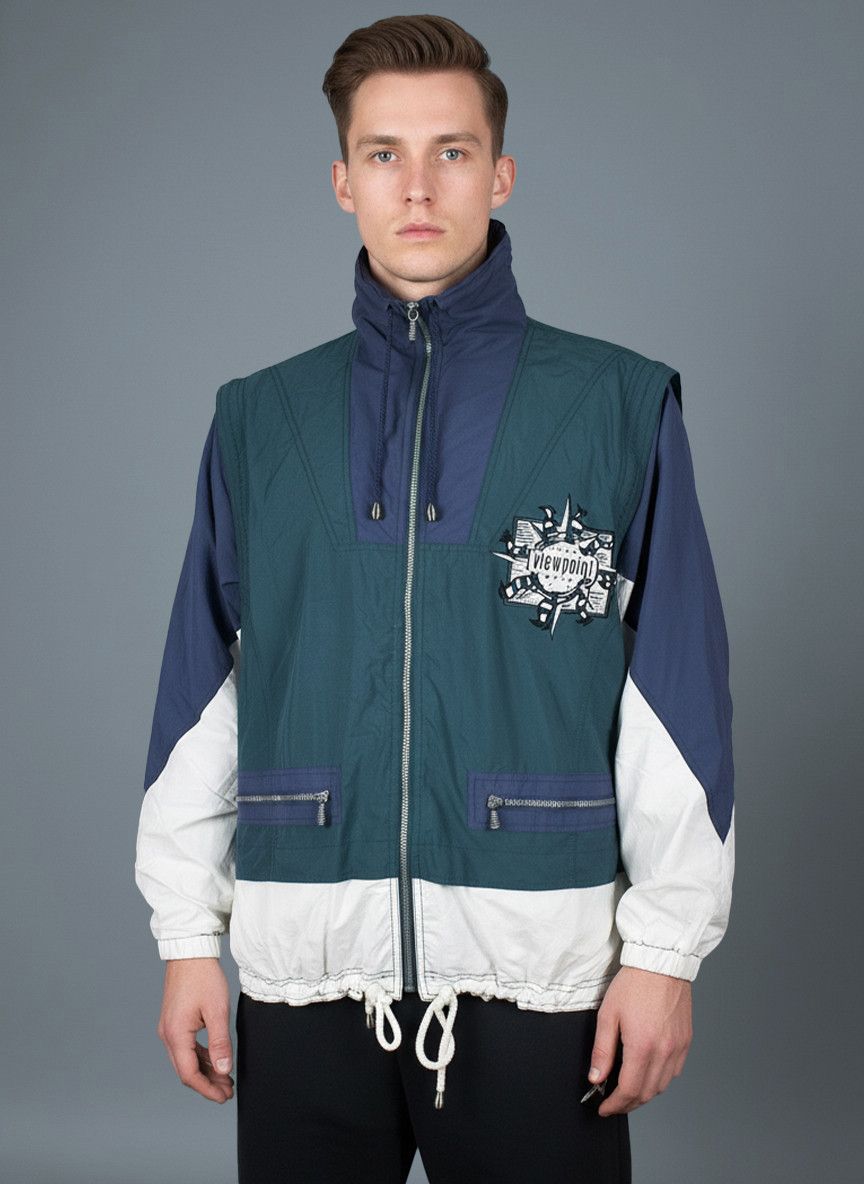 Vintage Vintage Y2K windbreaker transformer jacket vest Killtec Size US L / EU 52-54 / 3 - 1 Thumbnail