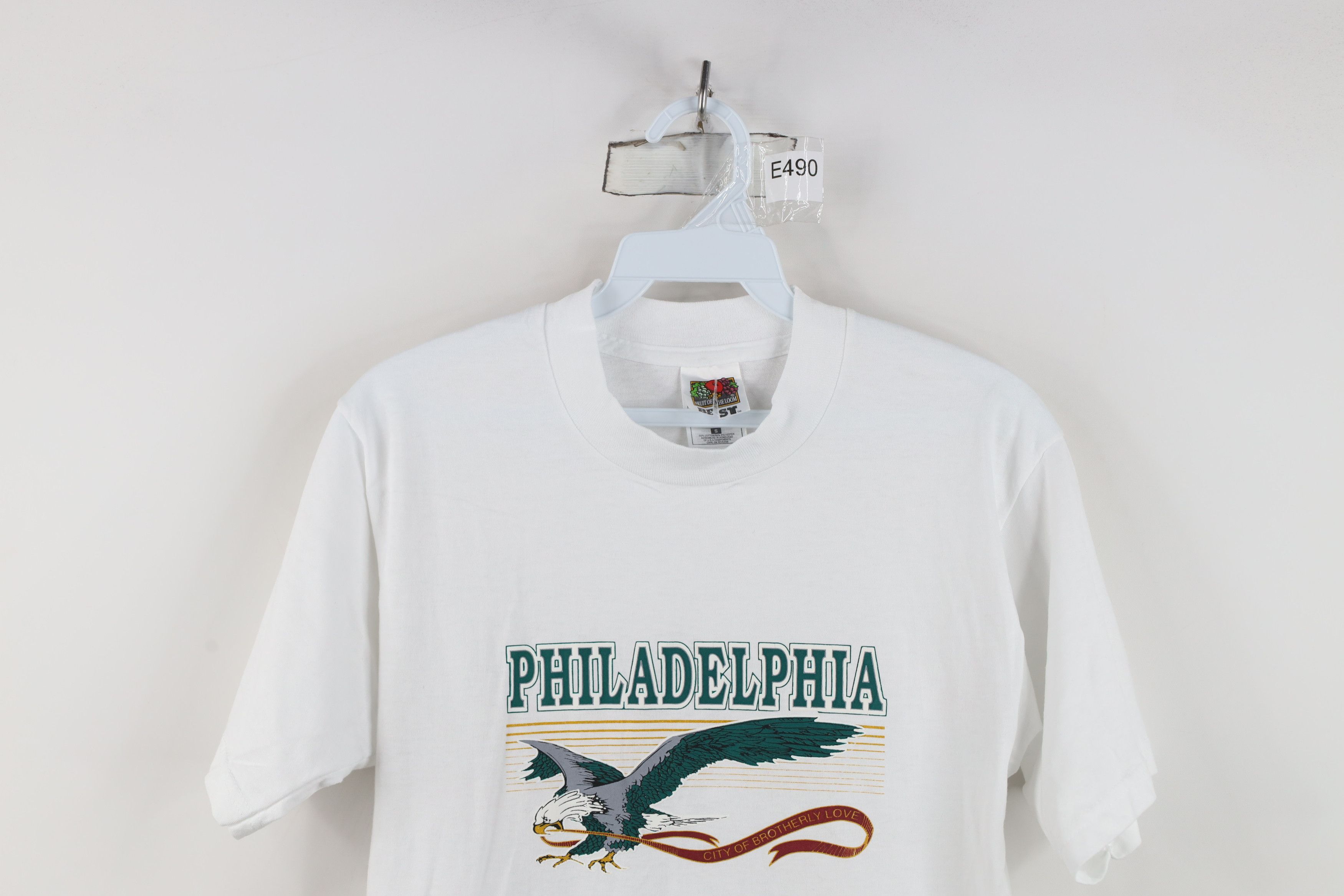 Fruit Of The Loom Vintage 90s City of Brotherly Love Short Sleeve T-Shirt Size S / US 4 / IT 40 - 2 Thumbnail