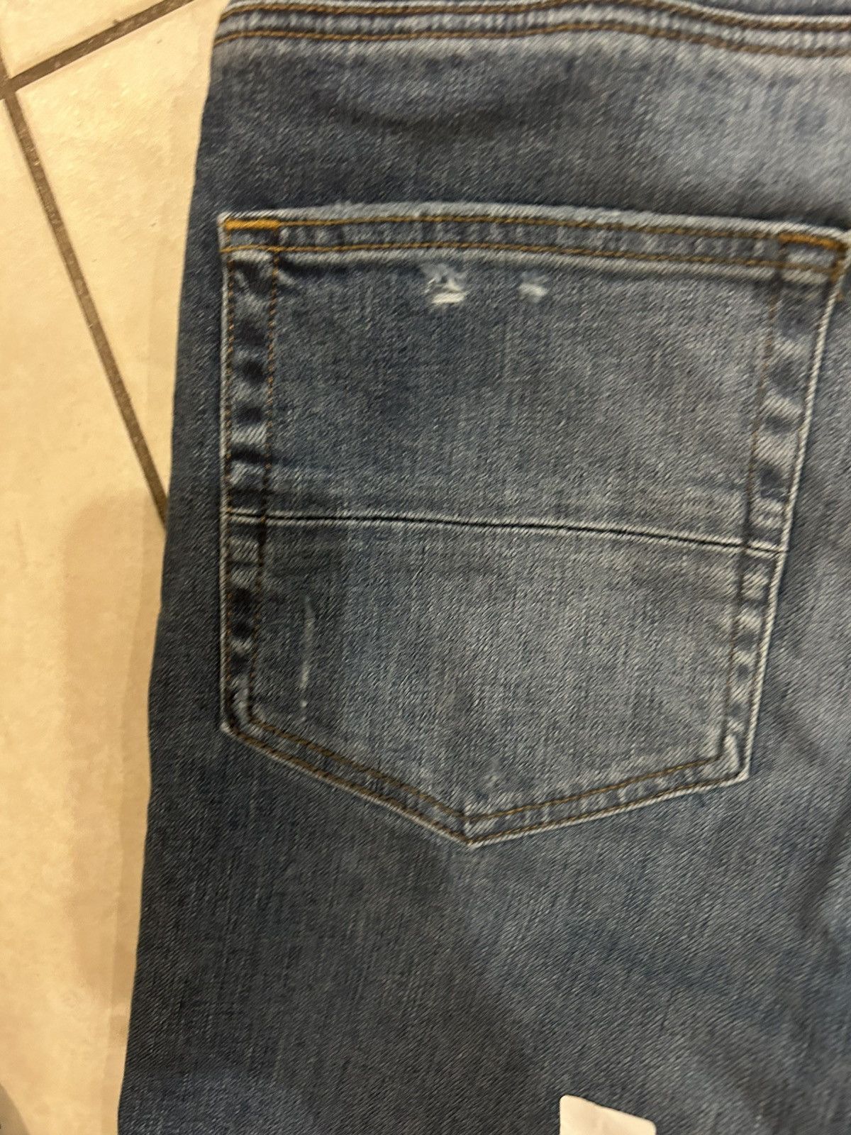 Amiri Amiri Rosebowl Stack Jeans - Blue Size US 32 / EU 48 - 5 Thumbnail