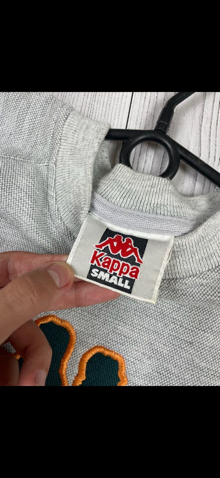Kappa Vintage Kappa AS Roma big logo sweatshirt rare size S/M Size US S / EU 44-46 / 1 - 3 Thumbnail
