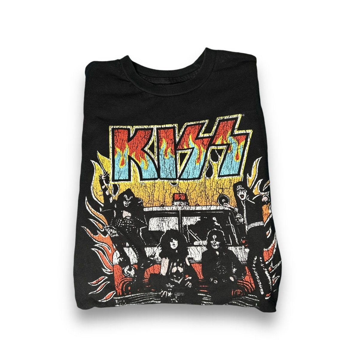 KISS KISS On Tour Black and Graphic Tshirt Size Medium - "Manuel" Size M / US 6-8 / IT 42-44 - 1 Thumbnail