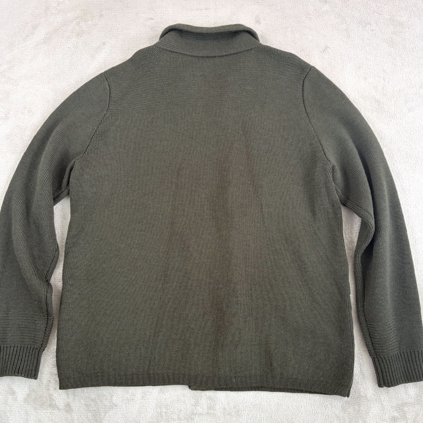 Vince Vince Wool Double Breasted Peacoat Jacket Military Green Men XL Coat Size US XL / EU 56 / 4 - 5 Thumbnail