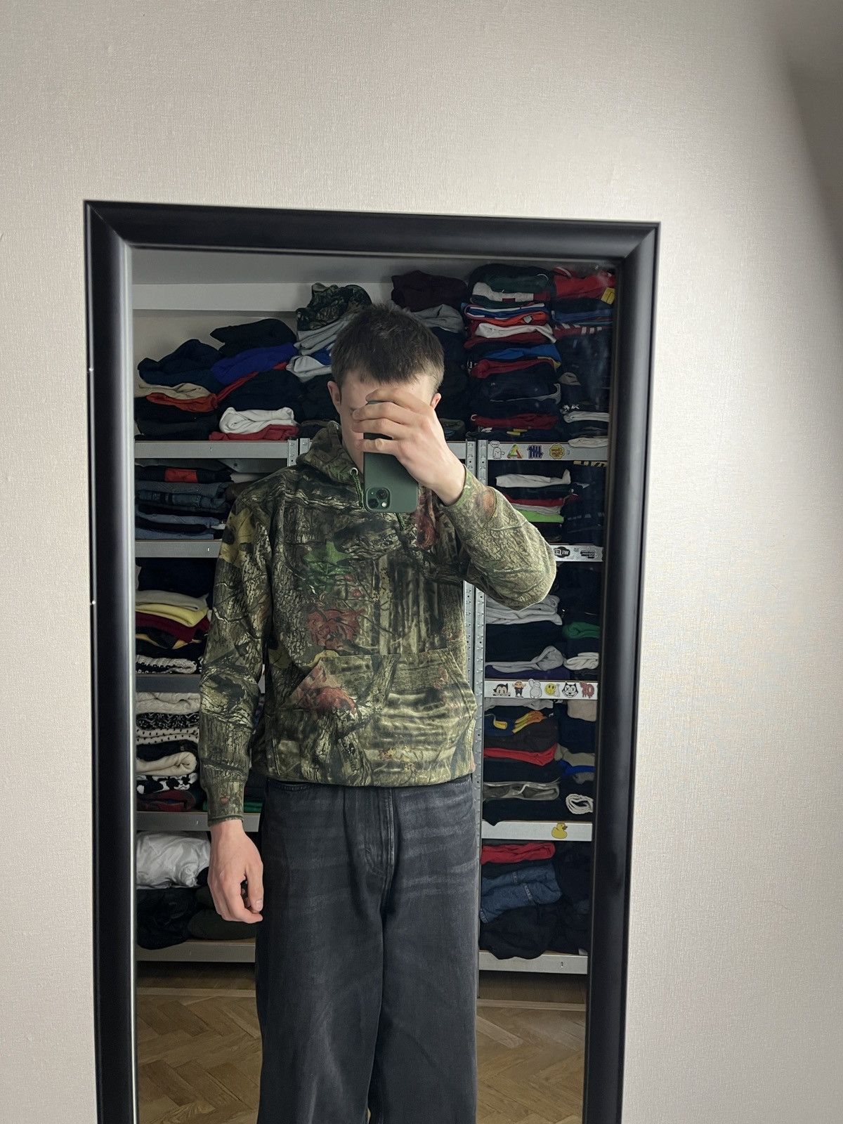 Realtree × Vintage Crazy Vintage Y2k Realtree Hoodie Camo Overprint Rare Hype Size US S / EU 44-46 / 1 - 2 Thumbnail