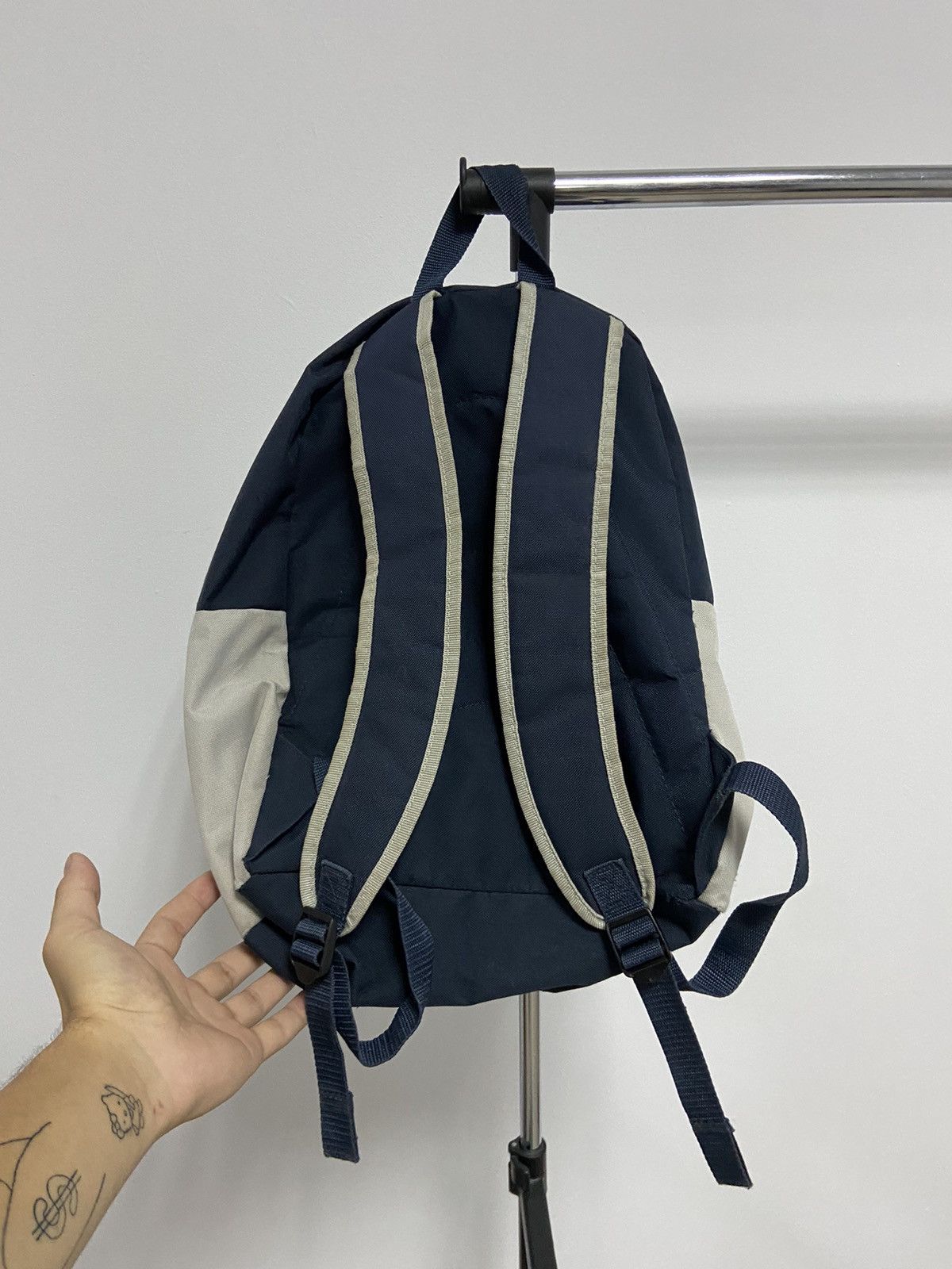 Nike × Vintage Nike Backpack Bag Vintage Small Swoosh Logo 90s Style Size ONE SIZE - 2 Thumbnail