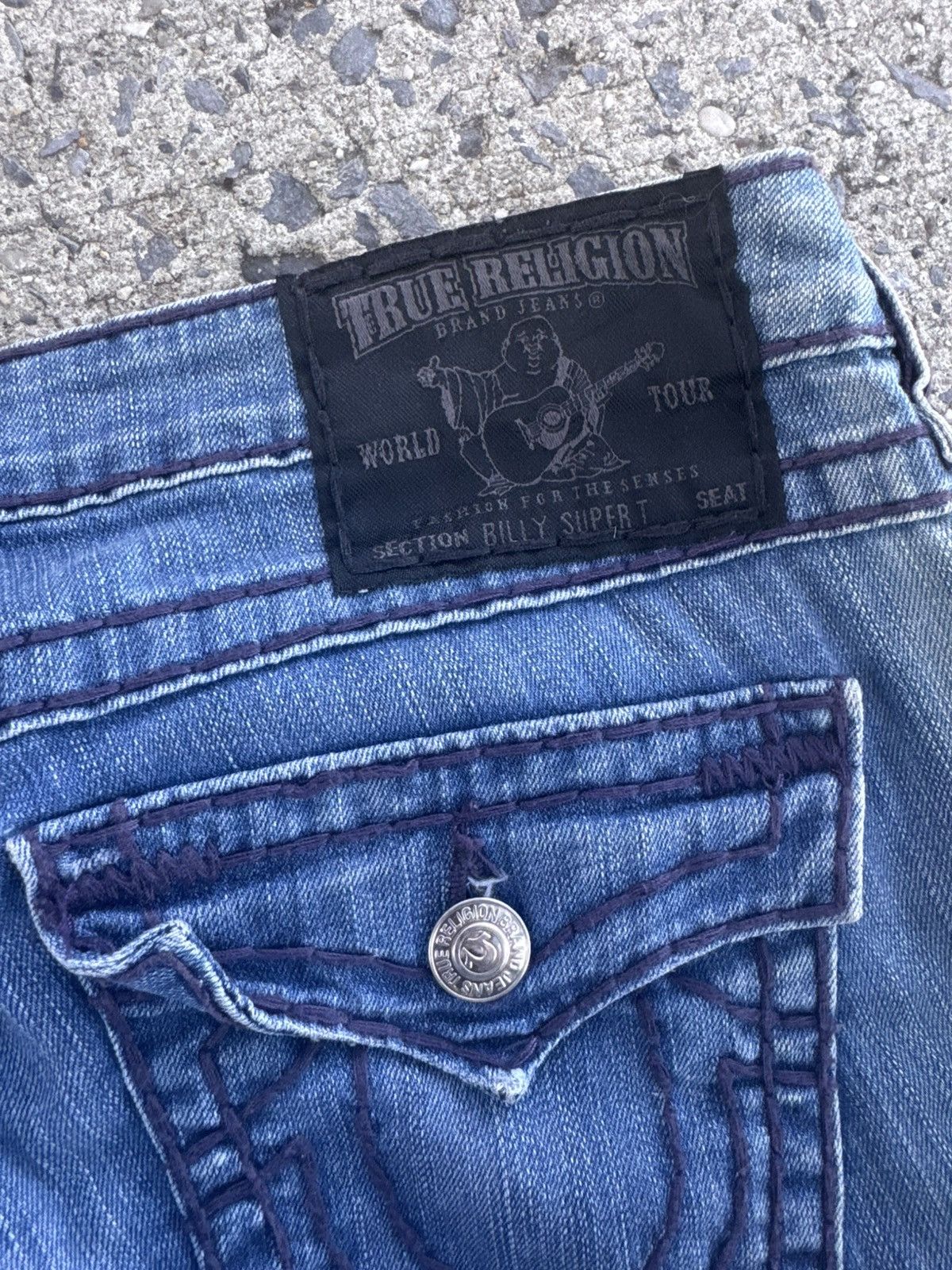 True Religion True Religion Billy Super T Jeans - Classic Bootcut Denim Size 28" / US 6 / IT 42 - 7 Thumbnail