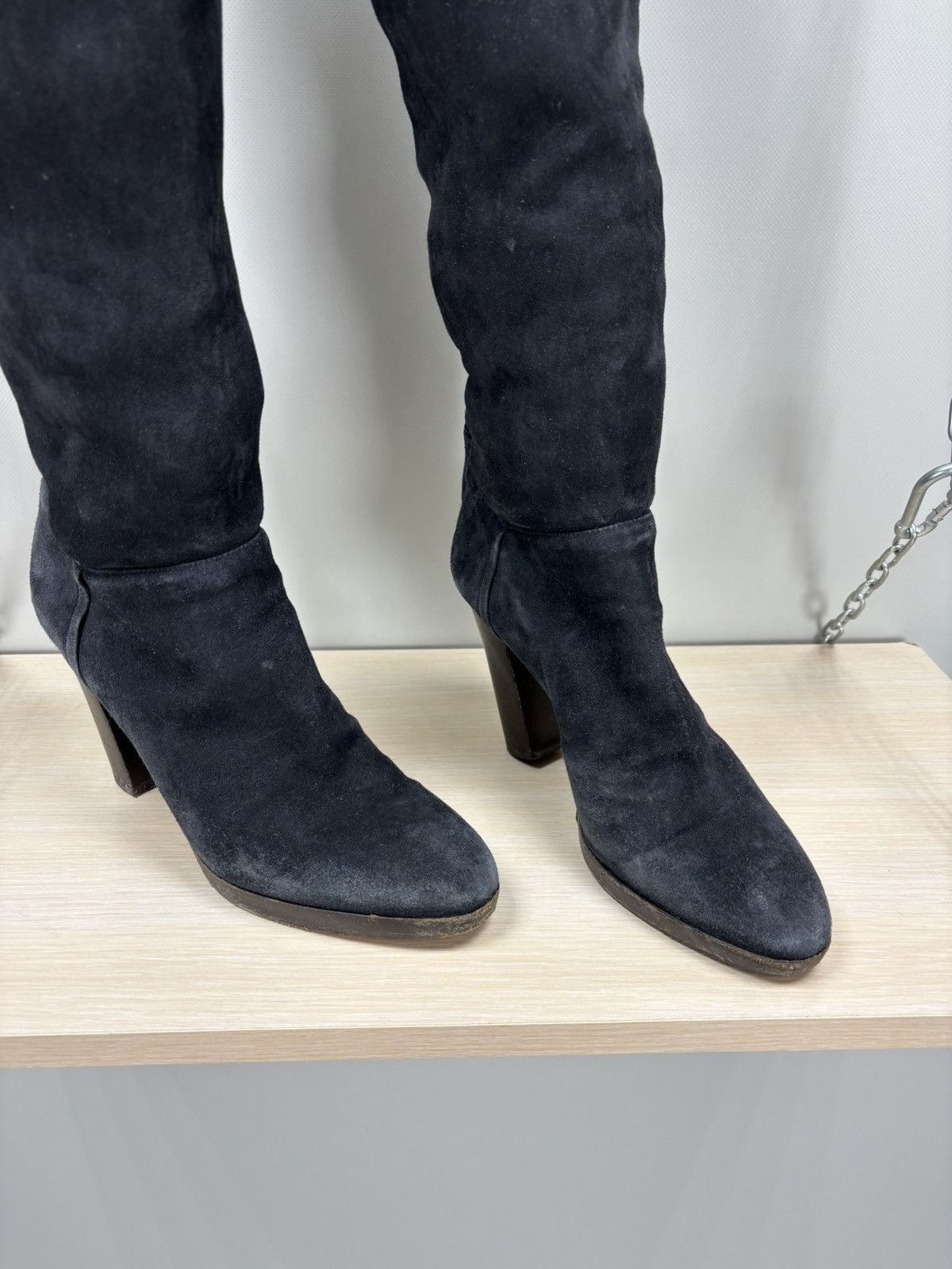 Loro Piana Womens heels boots Loro Piana Size 36 Color Blue Size US 6 / IT 36 - 3 Thumbnail