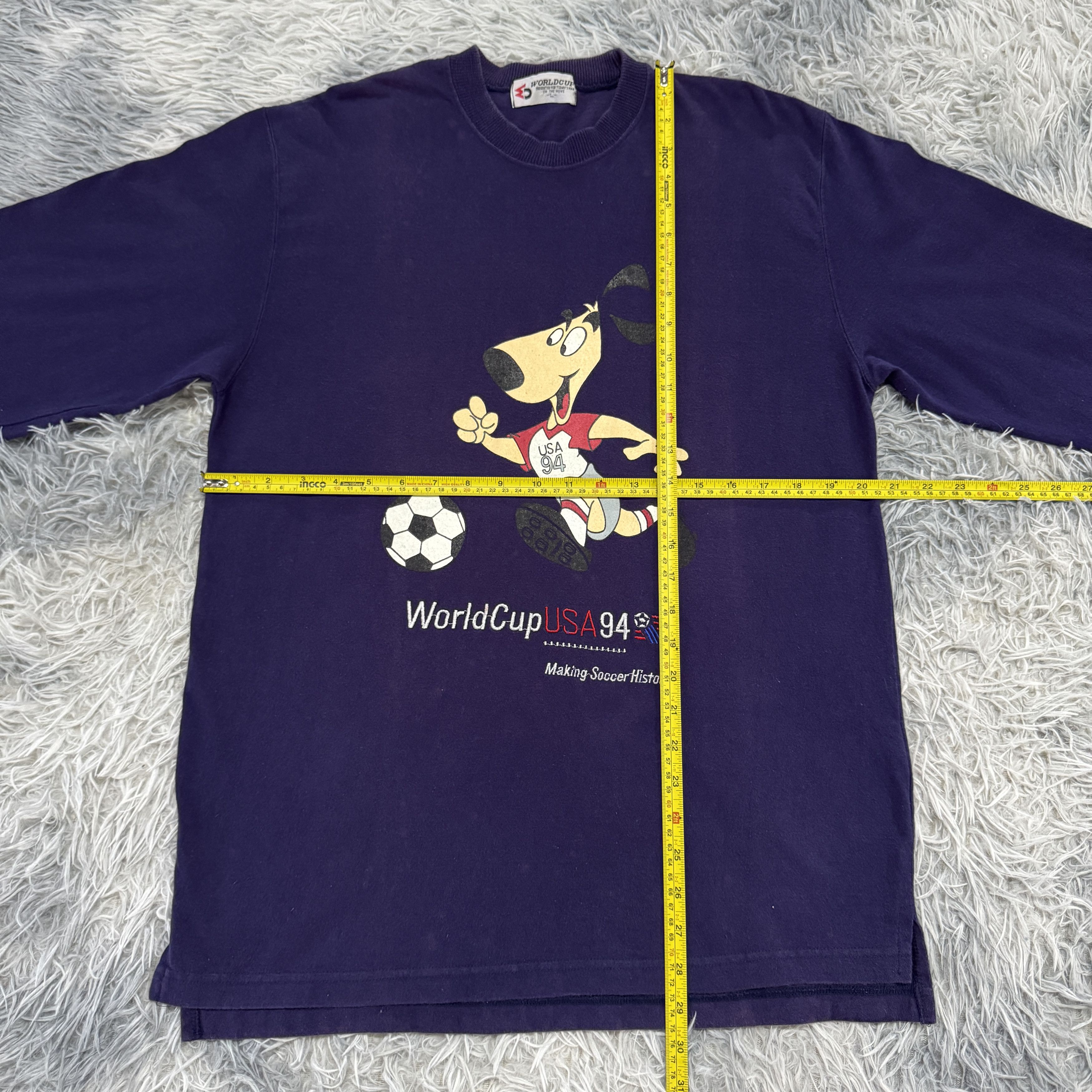Vintage Vintage Official 94 World Cup USA Crewneck Faded Sweatshirt Size US L / EU 52-54 / 3 - 7 Thumbnail