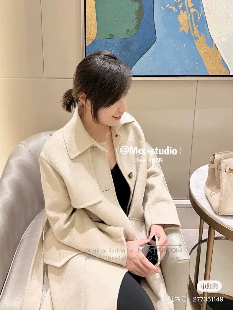 Hermes Hermes Beige cashmere coat Size XS / US 0-2 / IT 36-38 - 5 Thumbnail