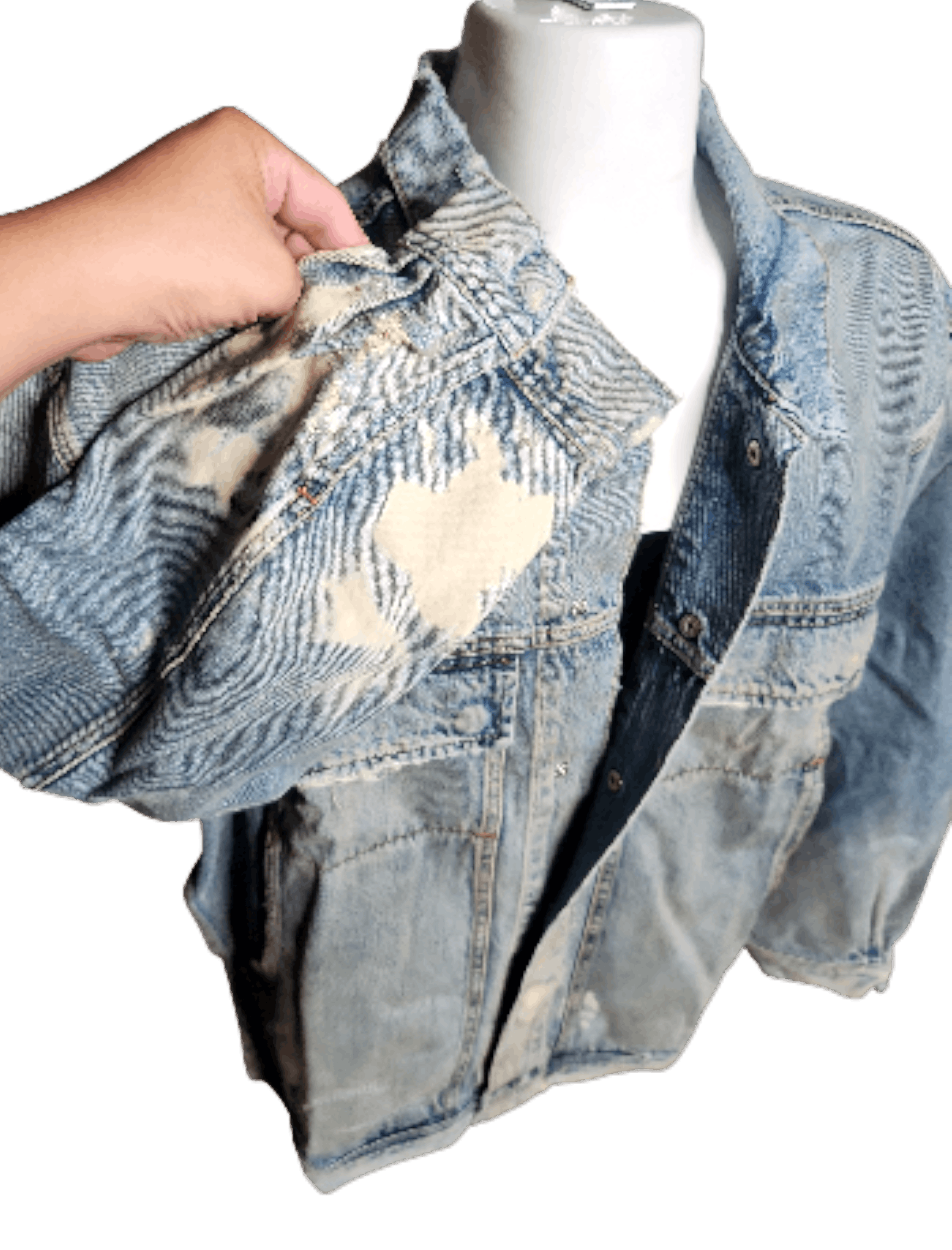 Hudson Hudson Jeans Boxy Ripped Denim Trucker Jacket Distressed Size US XXL / EU 58 / 5 - 9 Thumbnail