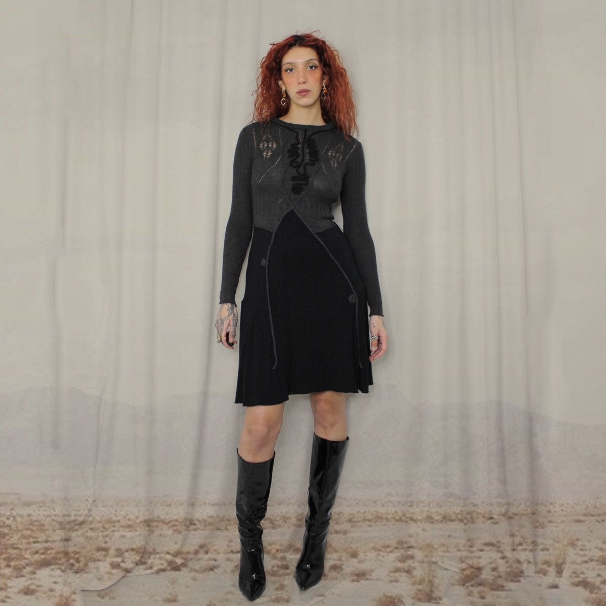 Other 🧺PIANURA STUDIO KNIT DRESS🧺 Size S / US 4 / IT 40 - 1 Thumbnail