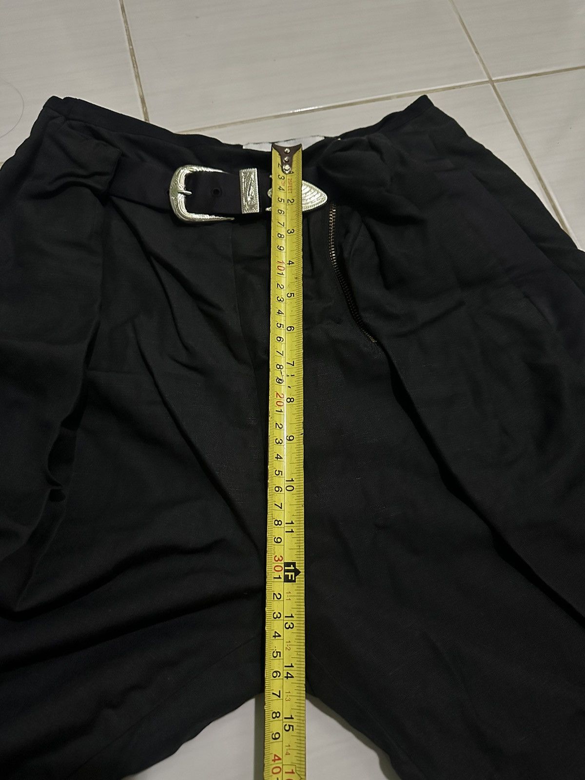 Toga Pulla Toga Pulla Archive Side Tape Wool Linen Wide Balloon Pant Size US 26 / EU 42 - 14 Thumbnail