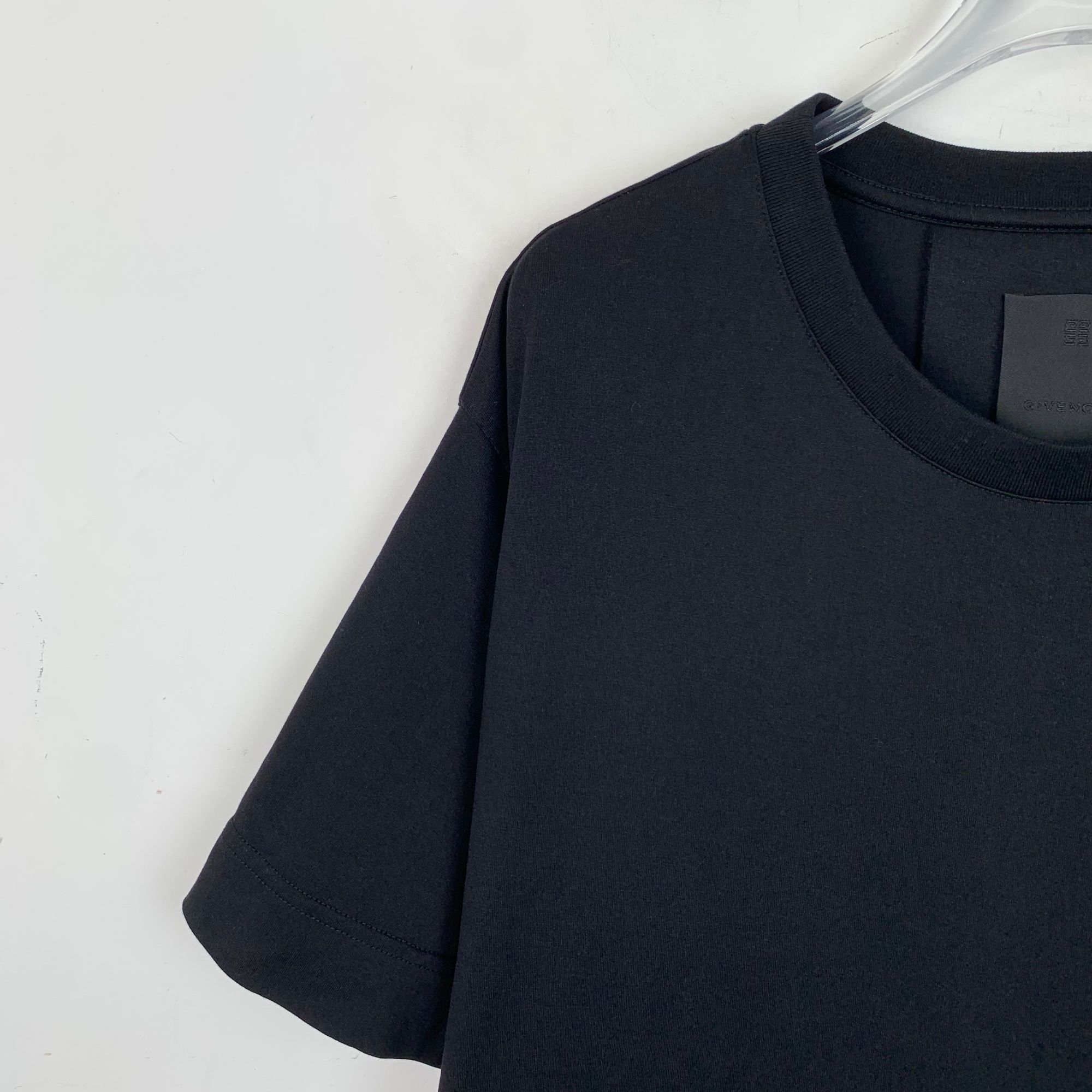 Givenchy Givenchy Black Cotton Crewneck T-Shirt (Size M) Size US M / EU 48-50 / 2 - 6 Thumbnail
