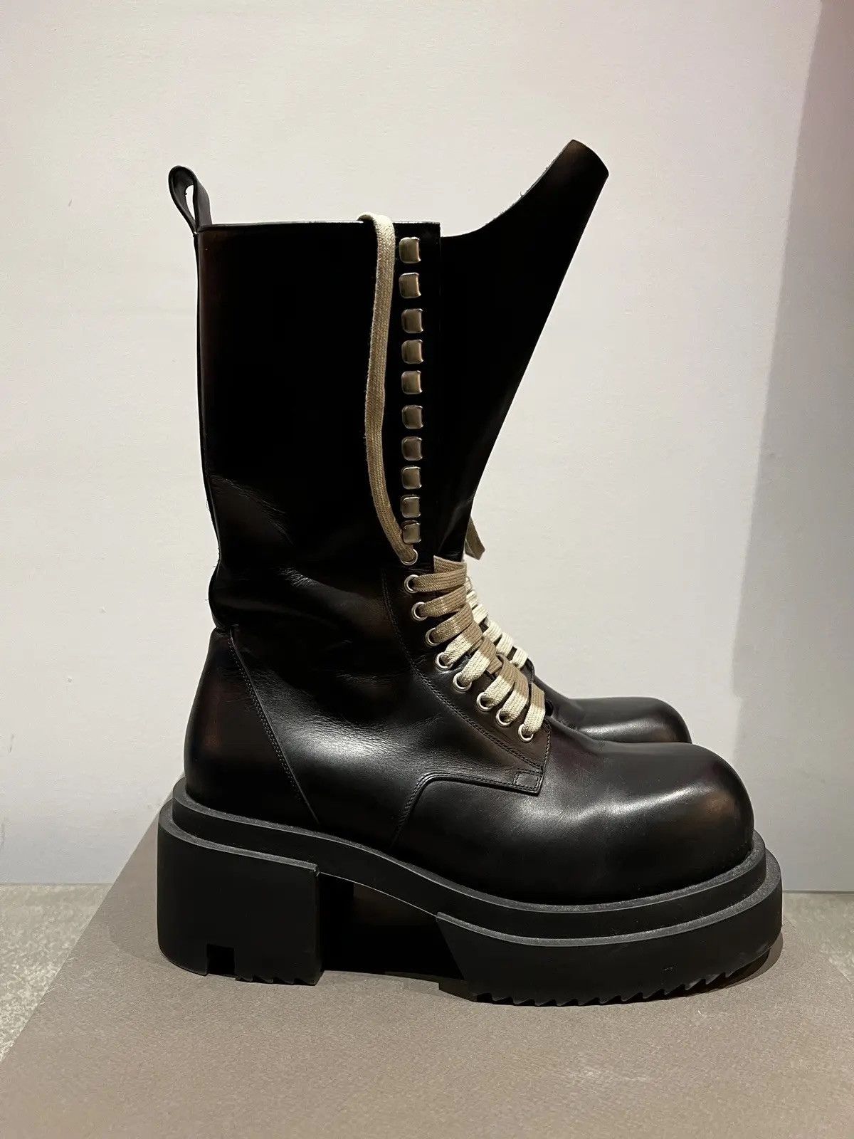Rick Owens Bogun Army Boots Size US 11 / EU 44 - 3 Thumbnail