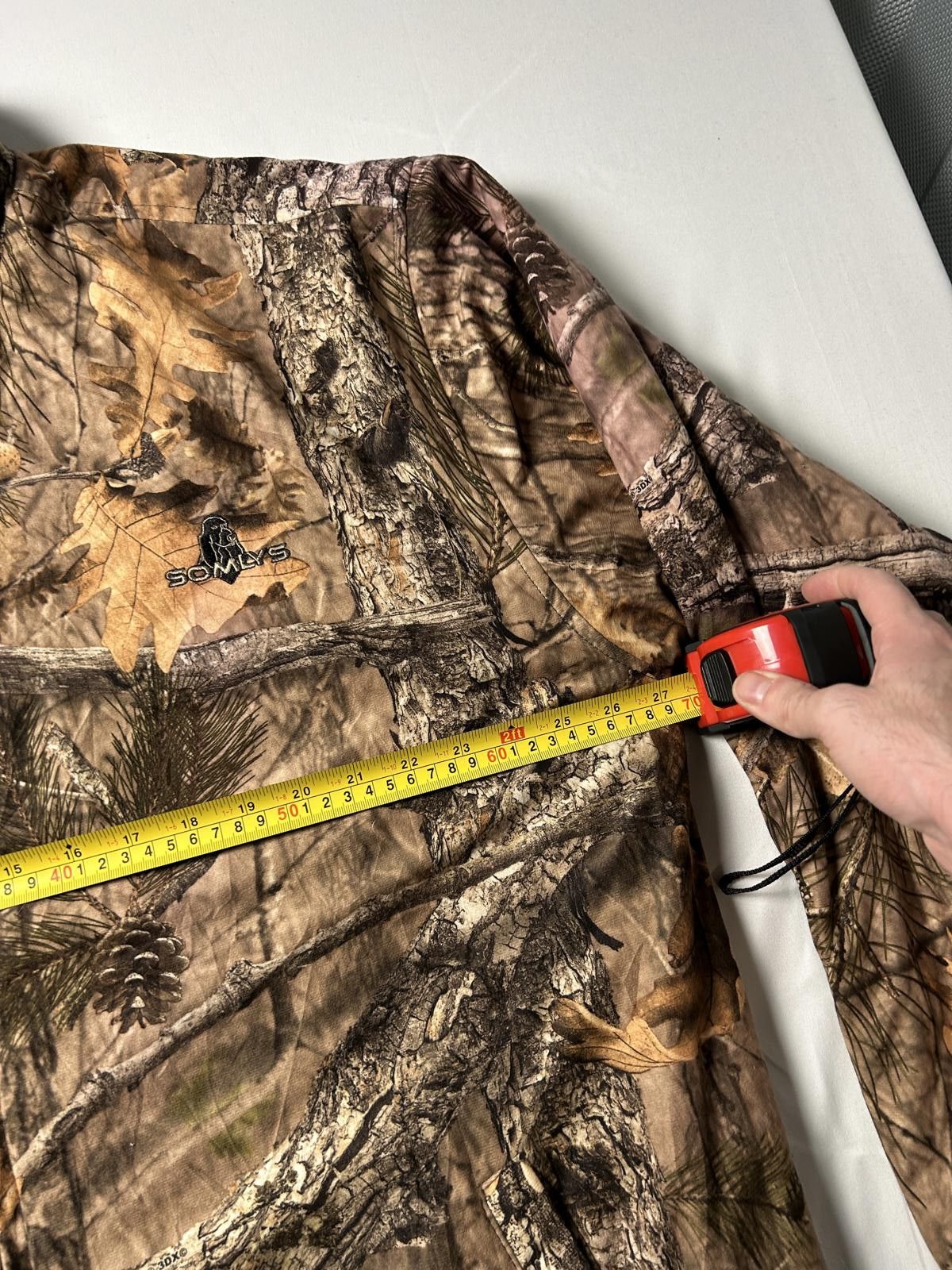 Realtree Reversible Khaki Fleece & RealTree Camo Track Jacket Hunting Size US XL / EU 56 / 4 - 9 Thumbnail