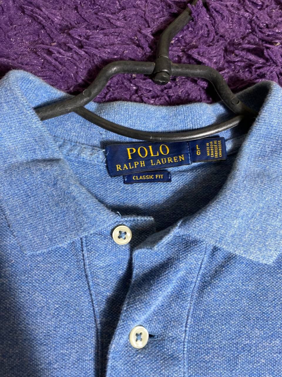 Polo Ralph Lauren × Vintage Vintage Polo Ralph Lauren Rugby Shirt Logo Y2K Size US L / EU 52-54 / 3 - 14 Thumbnail