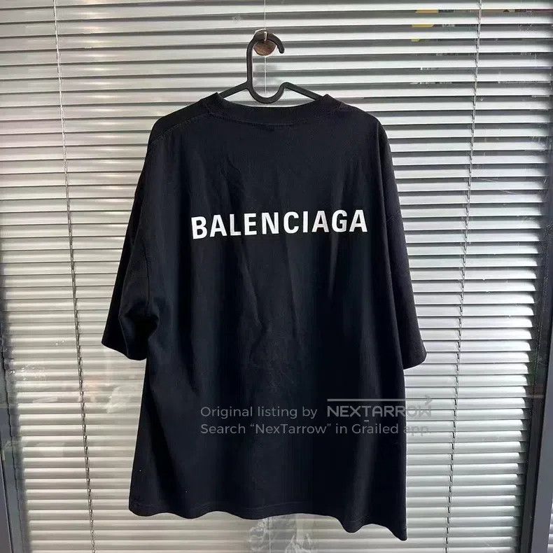 Balenciaga Balenciaga Front and back logo short sleeve Size US L / EU 52-54 / 3 - 2 Thumbnail