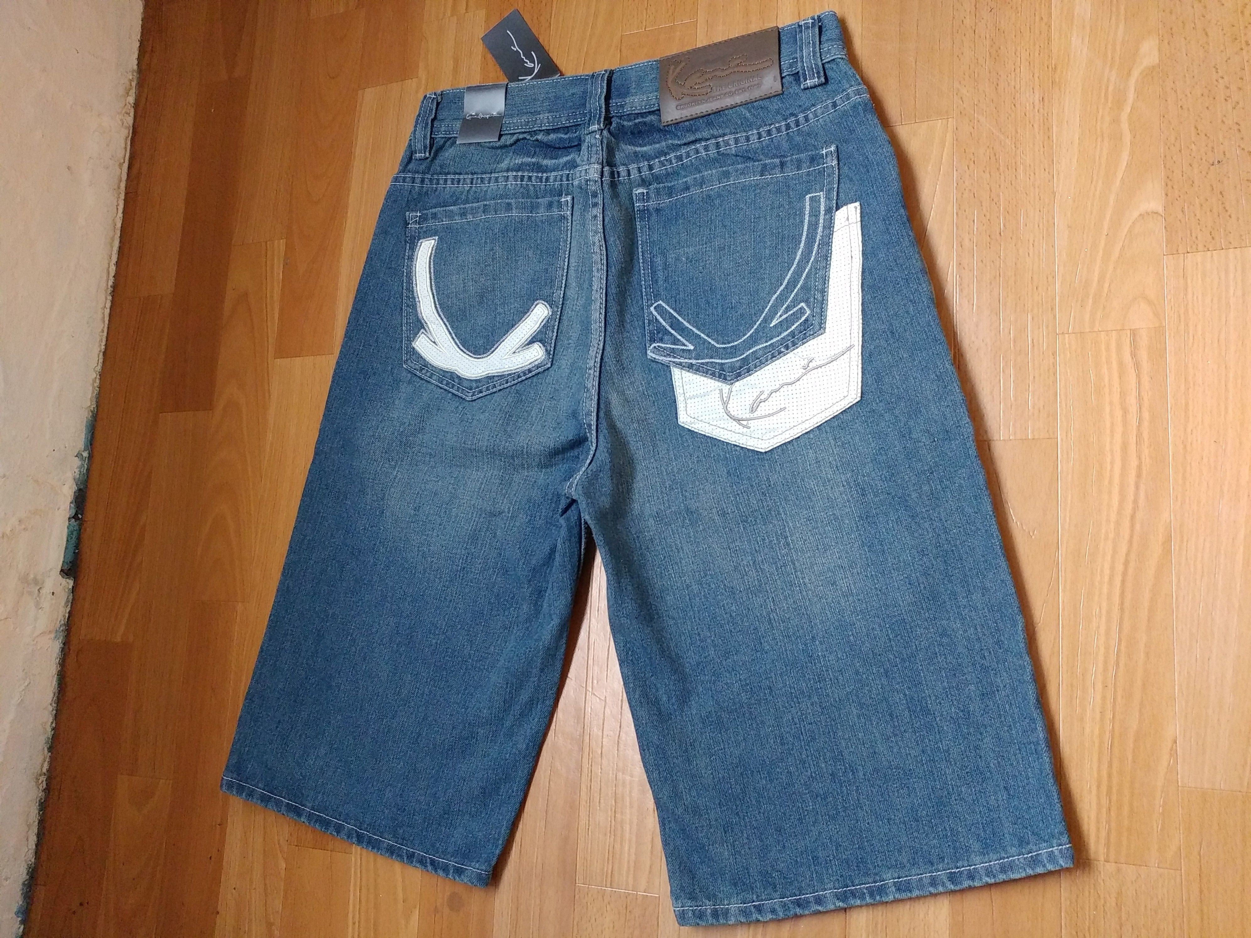 Karl Kani KARL KANI shorts, vintage hip hop baggy jeans, 90s size W 30 Size US 30 / EU 46 - 3 Thumbnail
