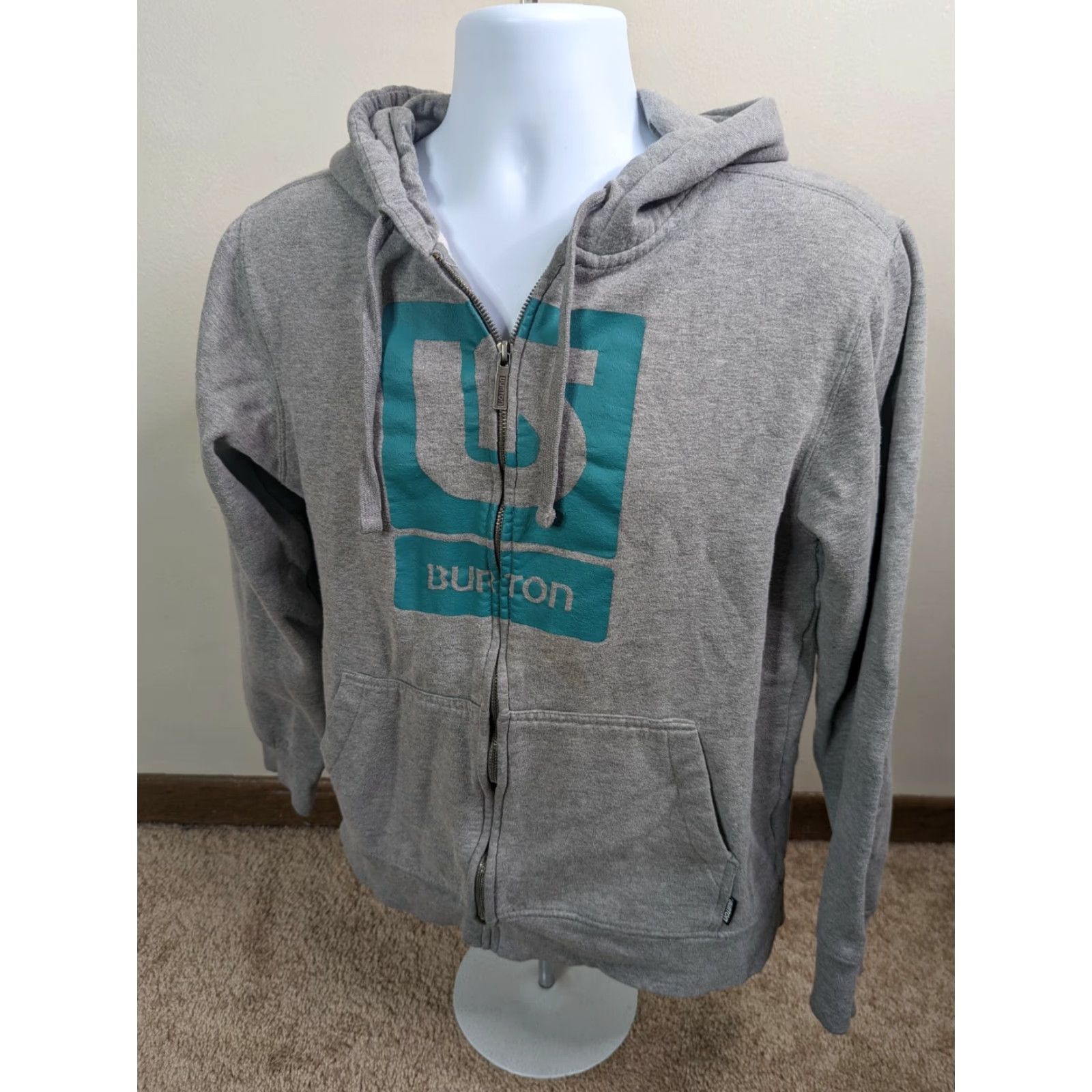 Burton Vtg Burton Full Zip Sweatshirt Gray Hoodie Jumper Sweater Size Small Mens Regular S Size US S / EU 44-46 / 1 - 2 Thumbnail