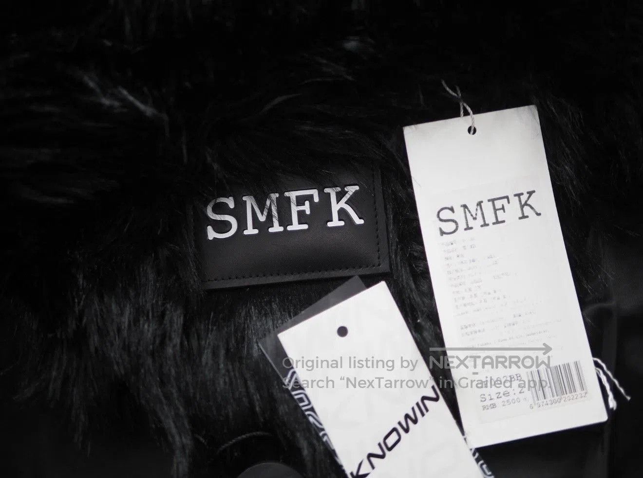 SMFK SMFK Fur Snowman Jacket Black. Size M / US 6-8 / IT 42-44 - 9 Thumbnail