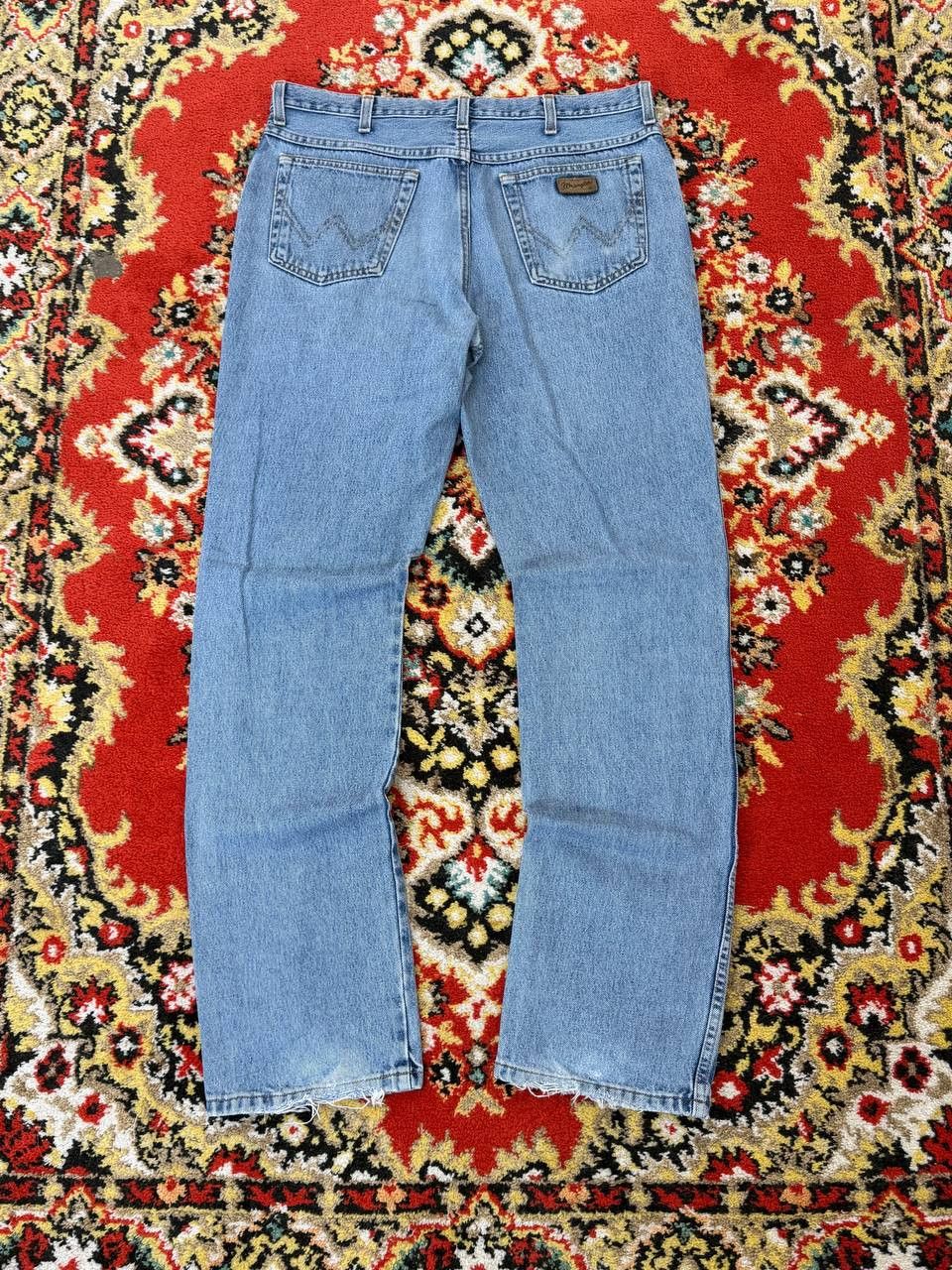 Wrangler Vintage Wrangler Straight Fit Jeans if6was style Size US 33 - 11 Thumbnail