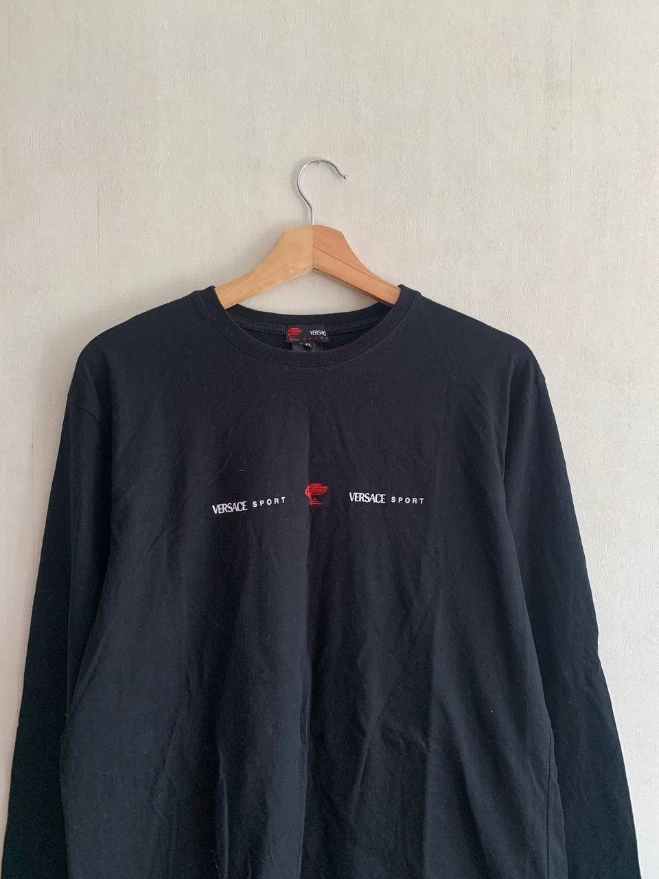 Designer × Versace × Versace Jeans Couture Versace Sport Longsleeve Vintage Medusa Logo Y2k Mens XL Size US XL / EU 56 / 4 - 2 Thumbnail