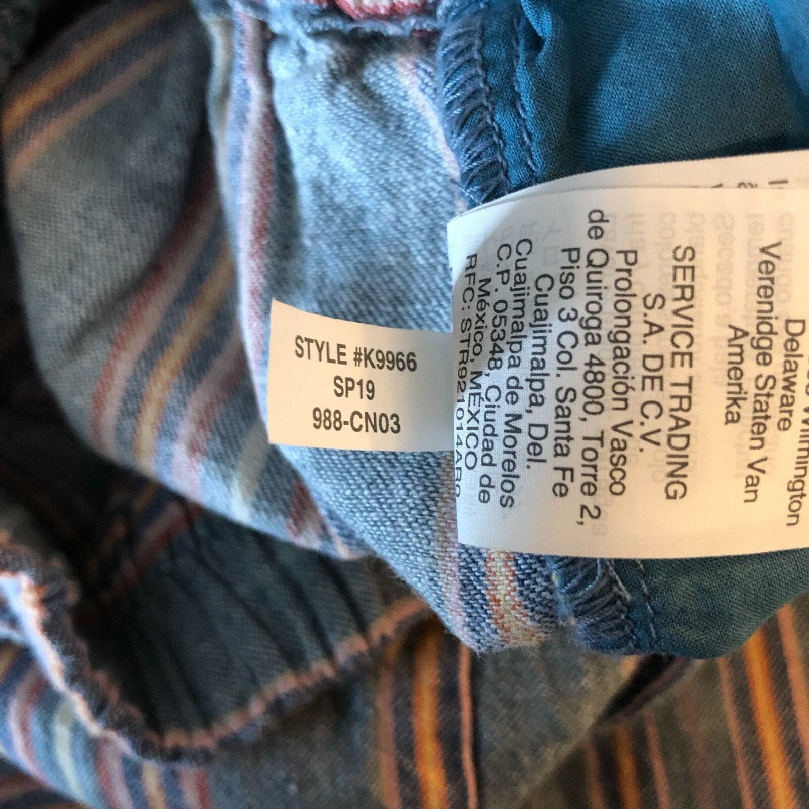 Madewell Madewell Womens Huston Side Button Pull-on Crop Pants Stripe Size 24" / US 00 / IT 34 - 5 Thumbnail
