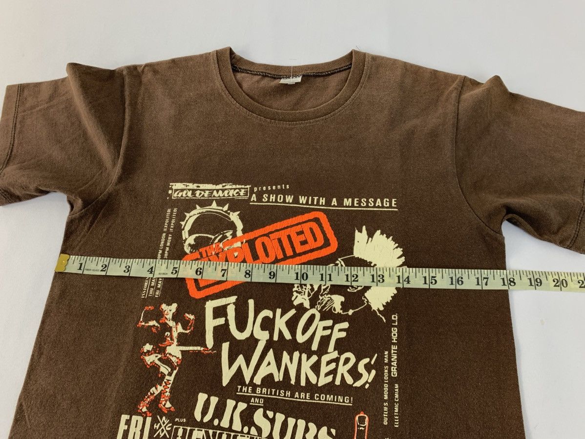 Vintage Exploited Scott Rock UK Sub Fuckoff Wankers Big Logo Tee Size US S / EU 44-46 / 1 - 7 Thumbnail