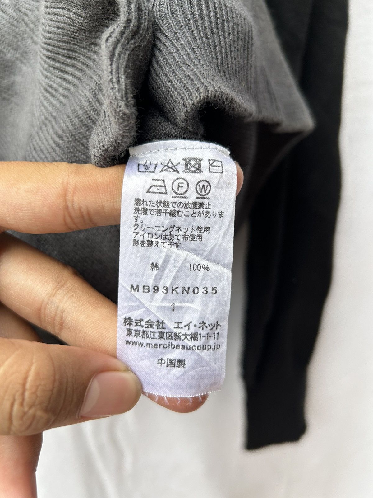 Japanese Brand Mercibeaucoup knitwear style Isseymiyake longsleeve Size US M / EU 48-50 / 2 - 9 Thumbnail