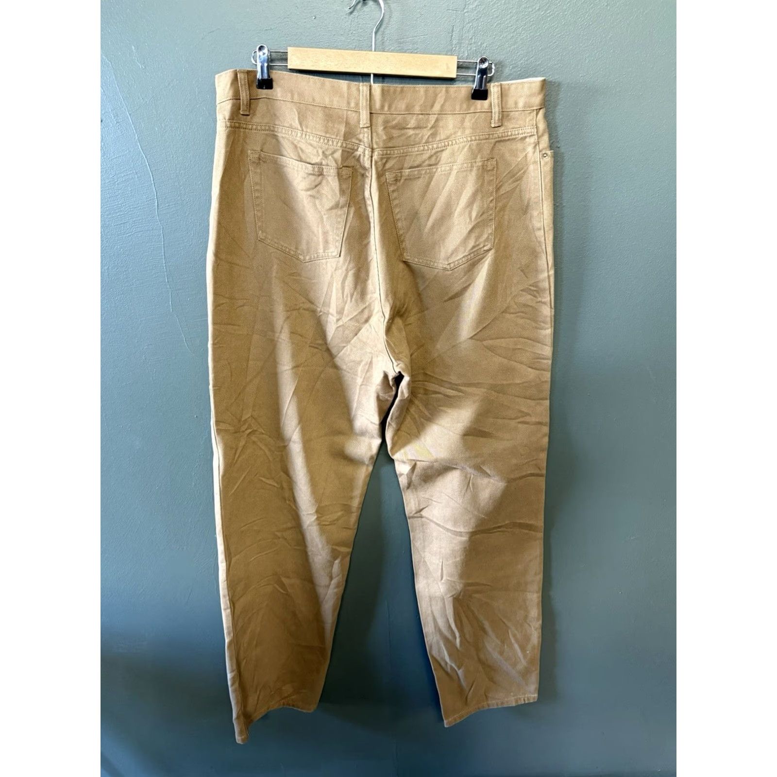 Lands' End Lands' End Womens Brown Chino Fit 3 Straight Leg Pants Size 18 Tall Size 40" / US 18 - 2 Thumbnail