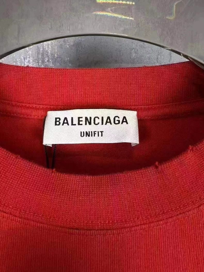 Balenciaga Balenciaga Double b-damaged long sleeve Size US L / EU 52-54 / 3 - 4 Thumbnail