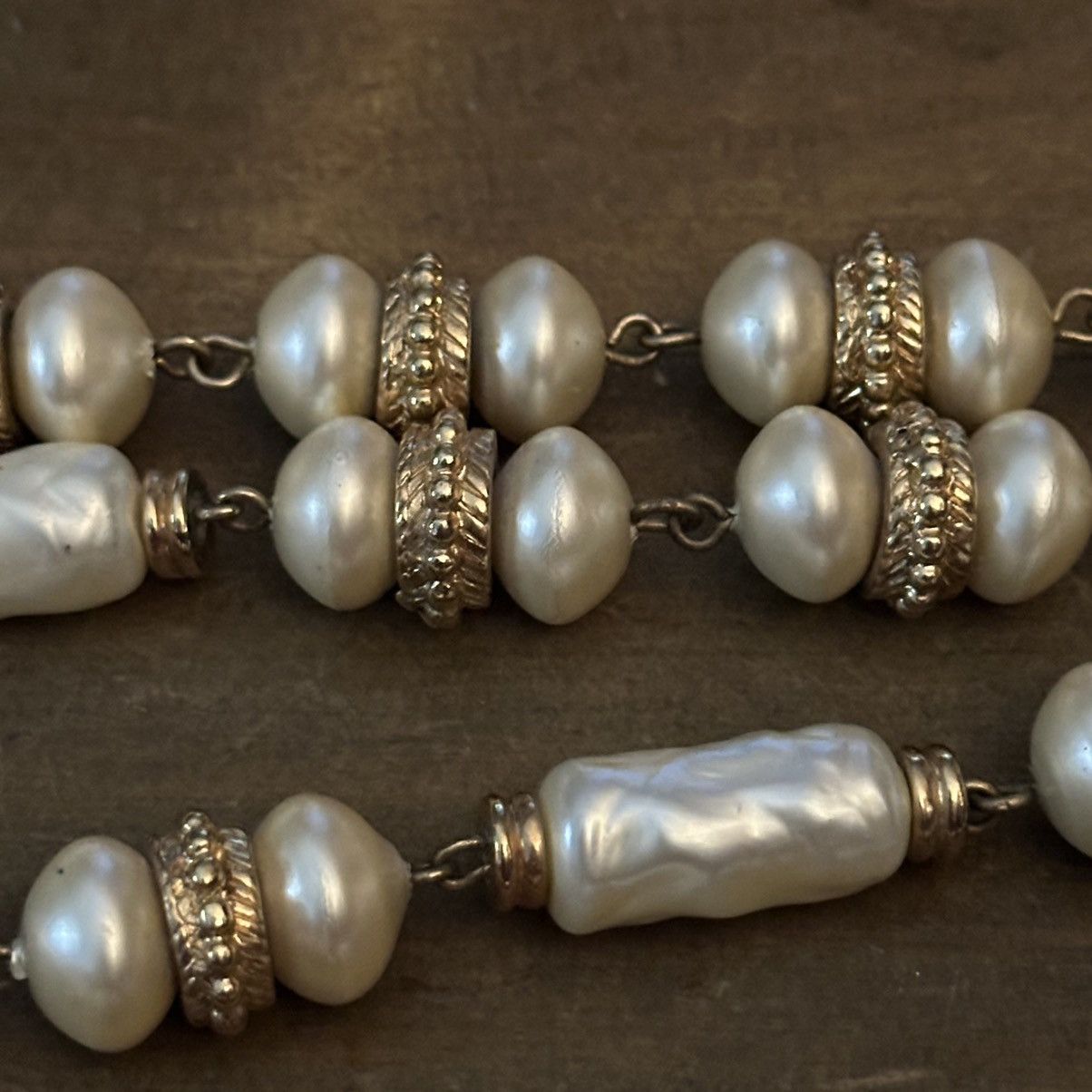 Vintage Vintage faux freshwater pearl necklace Size ONE SIZE - 3 Thumbnail