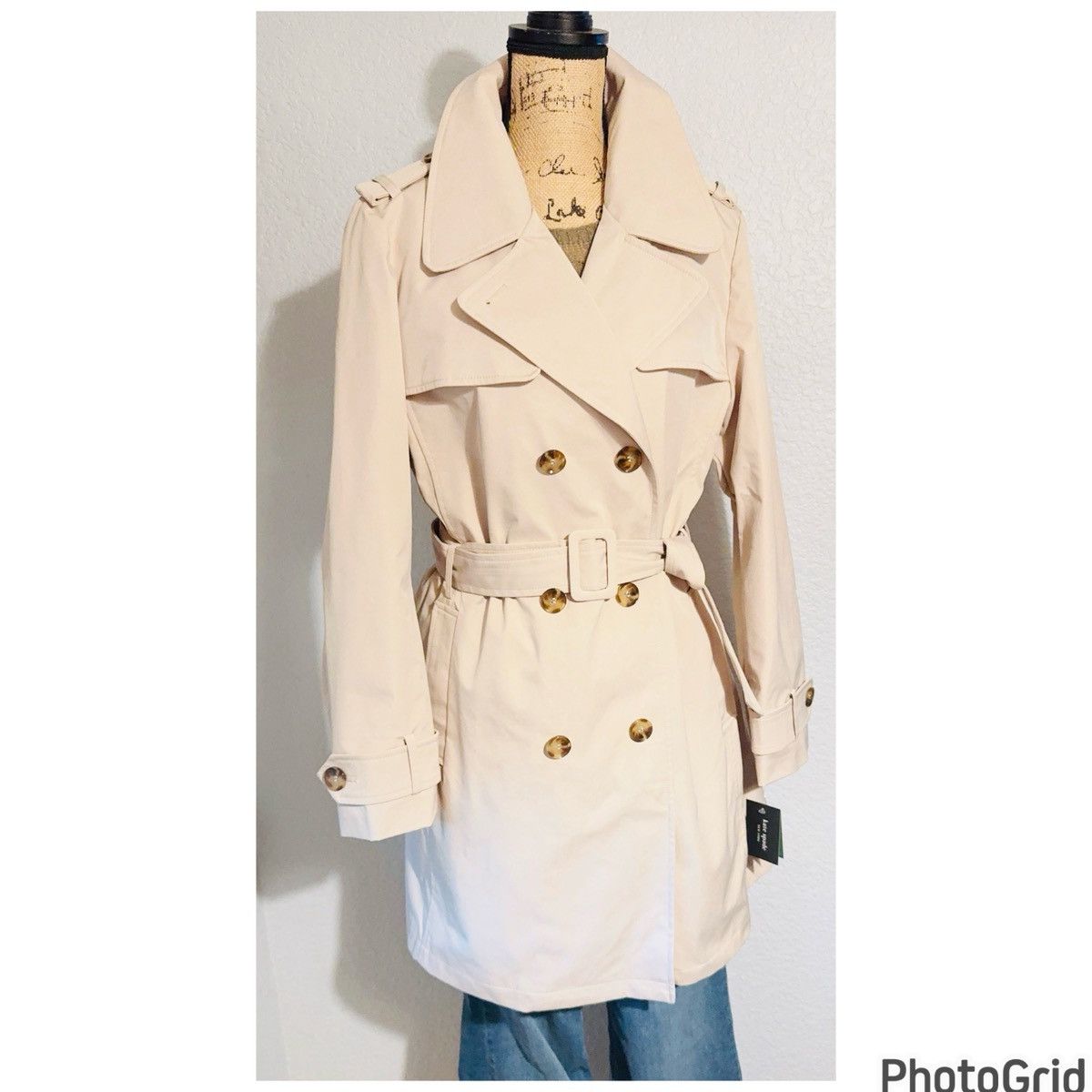 Kate Spade Kate Spade Belted Pleated Back Trench Coat NWT Size XL / US 12-14 / IT 48-50 - 2 Thumbnail
