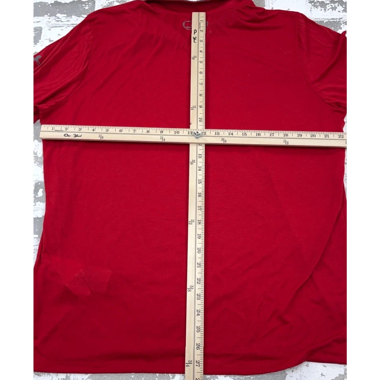 Under Armour Under Armour Shirt Men XL Red Gray Pullover 1/4 Zip Performance Threadborne Size US XL / EU 56 / 4 - 6 Thumbnail