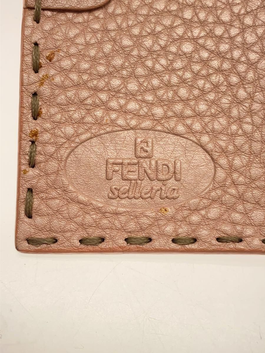 Fendi Fendi Leather Bi-Fold Wallet Beige Size ONE SIZE - 3 Thumbnail