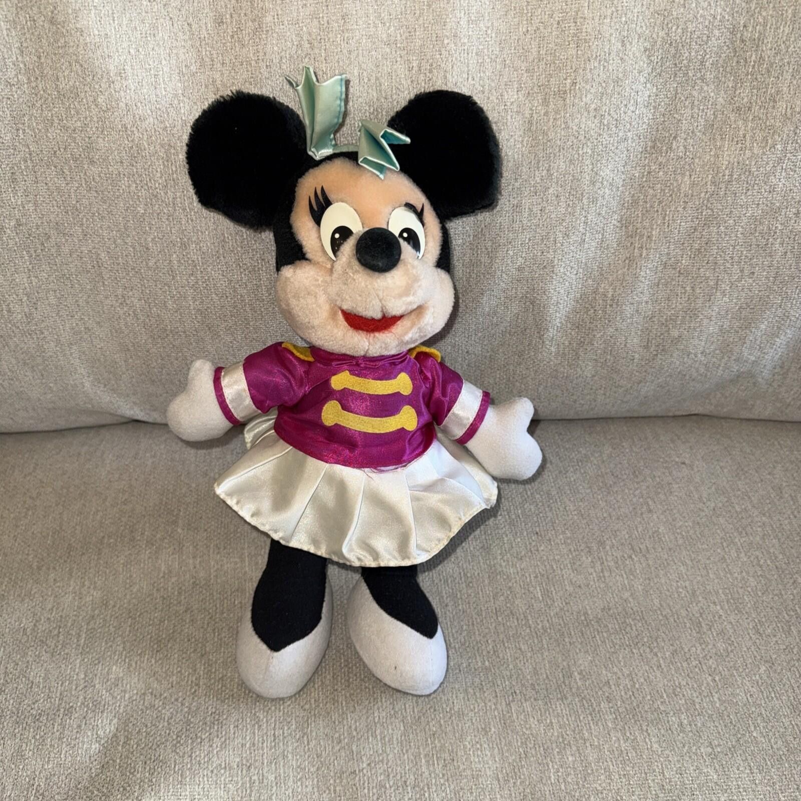 Disney Minnie Drum Major Marching Band Walt Disney World Plush Vtg Size ONE SIZE - 1 Thumbnail