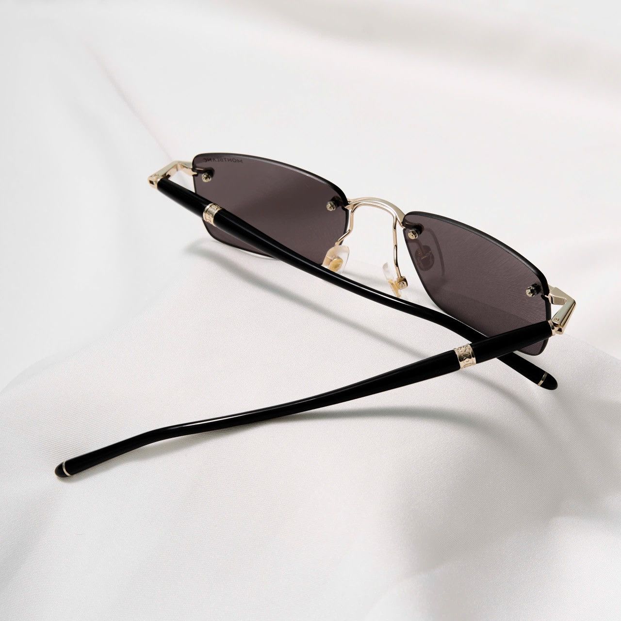 Montblanc MONTBLANC MB0344S 001 SUNGLASSES Size ONE SIZE - 7 Thumbnail