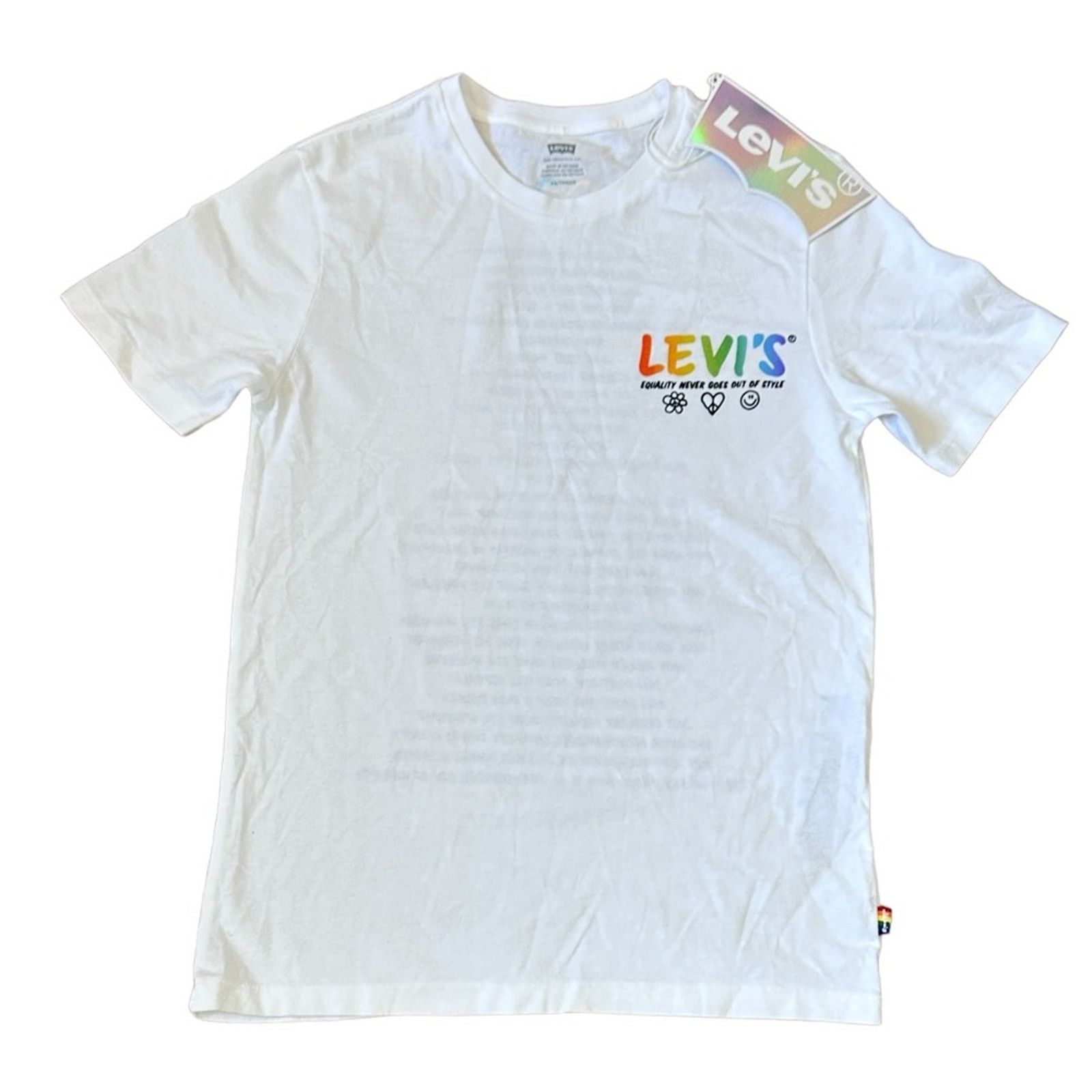 Levi's NWT Levi's Pride Community Tee in White Size US XS / EU 42 / 0 - 5 Thumbnail