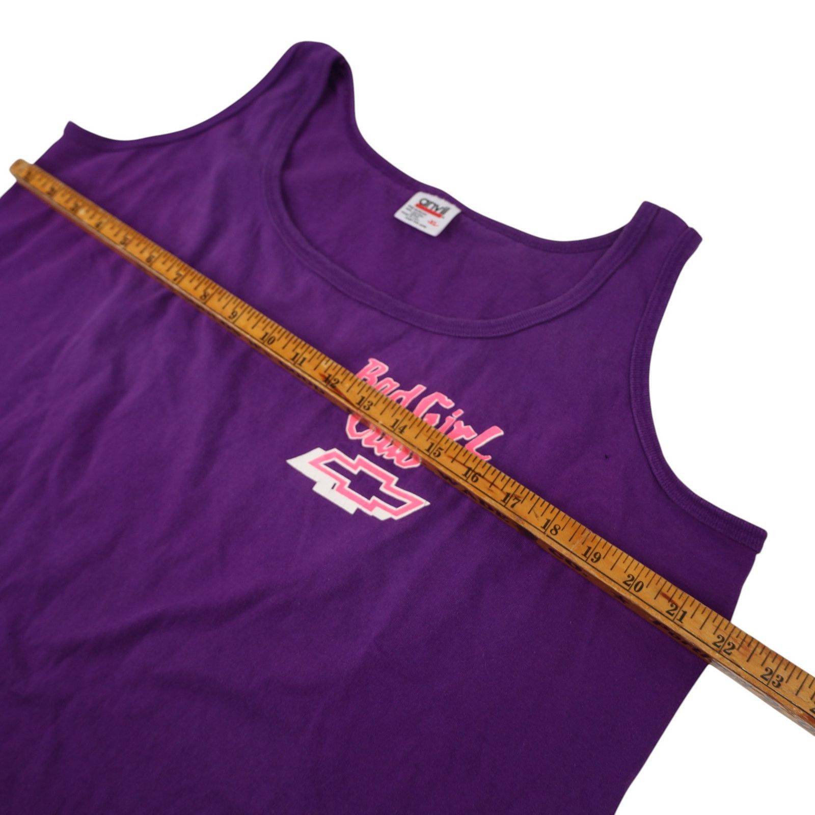 Chevrolet × Vintage Vintage Chevy "Bad Girl Club" Graphic Tank top Size XL / US 12-14 / IT 48-50 - 7 Thumbnail