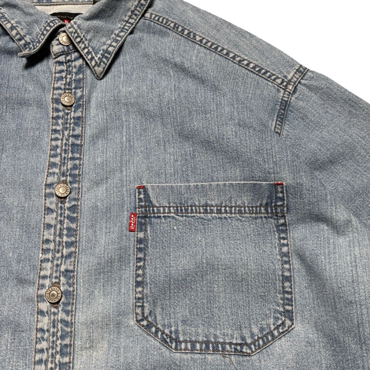 Levi's Vintage Levi’s Red Tab Denim Shirt Jacket Men’s L Western Size US L / EU 52-54 / 3 - 4 Thumbnail