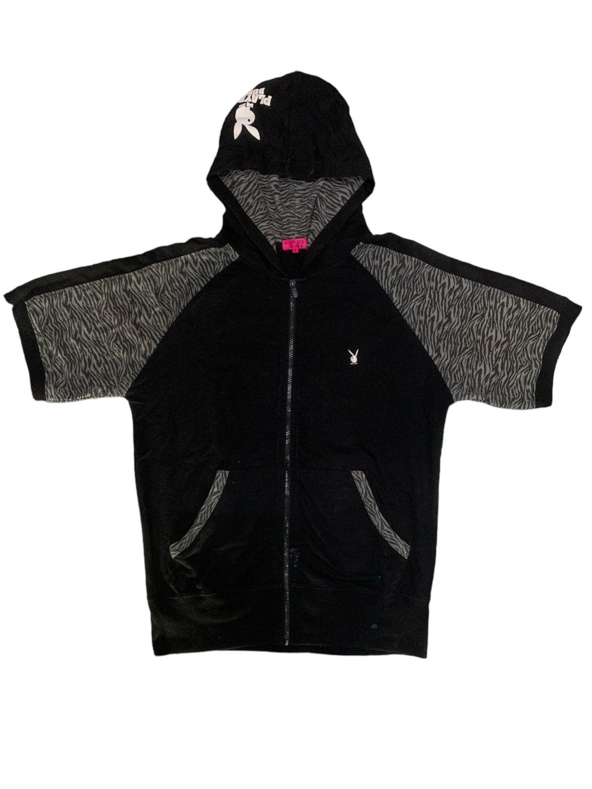 Playboy Playboy Bunny Short Sleeve Hoodie Size US L / EU 52-54 / 3 - 2 Thumbnail