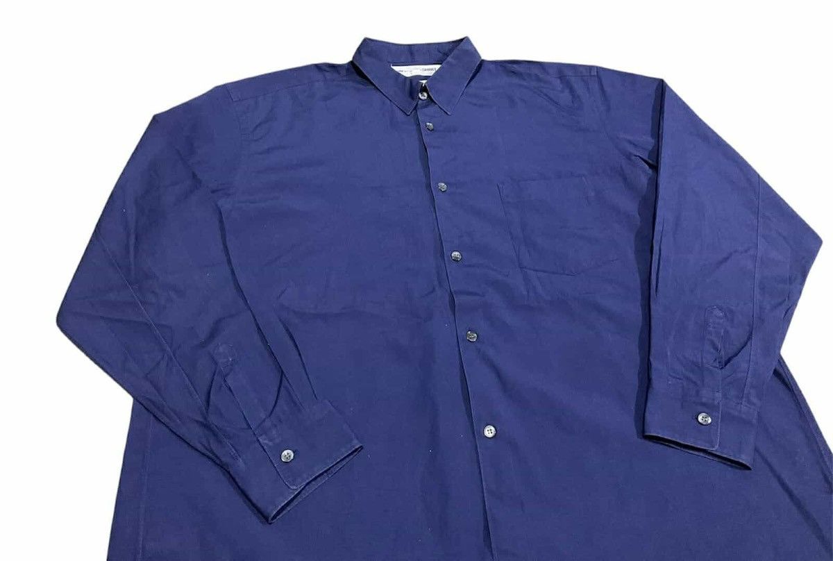 Comme des Garcons SHIRT 🔥Comme Des Garcons Wide Shirt Navy Size US L / EU 52-54 / 3 - 3 Thumbnail