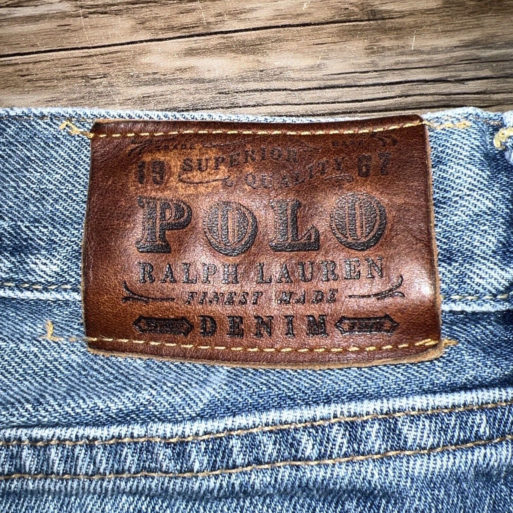 Polo Ralph Lauren POLO RALPH LAUREN Blue Jeans Straight Regular Mens Size 34x30 Size US S / EU 44-46 / 1 - 5 Thumbnail