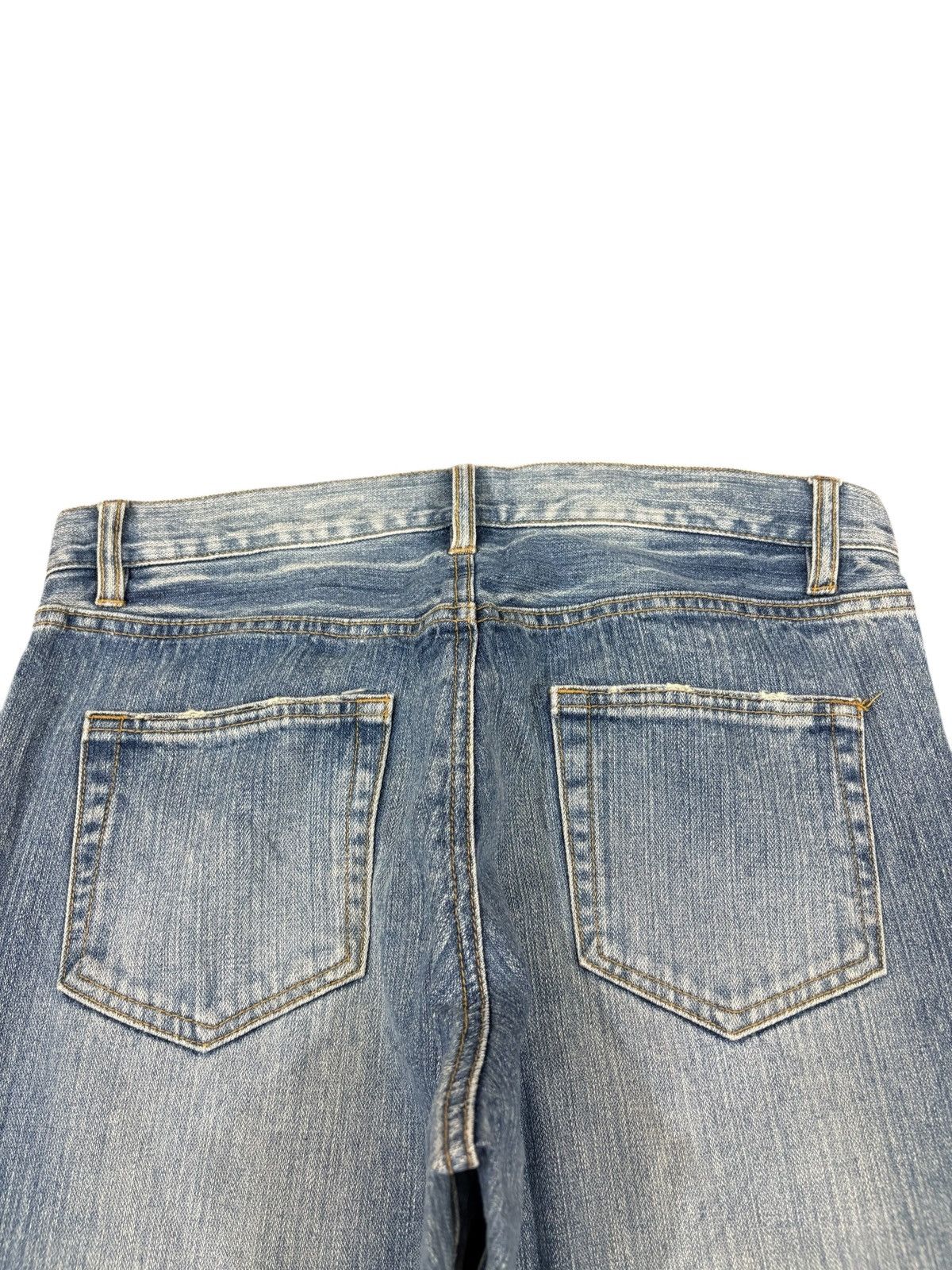 Japanese Brand Vintage Japanese Brand Patched Distressed Loose Jeans Size US 32 / EU 48 - 8 Thumbnail