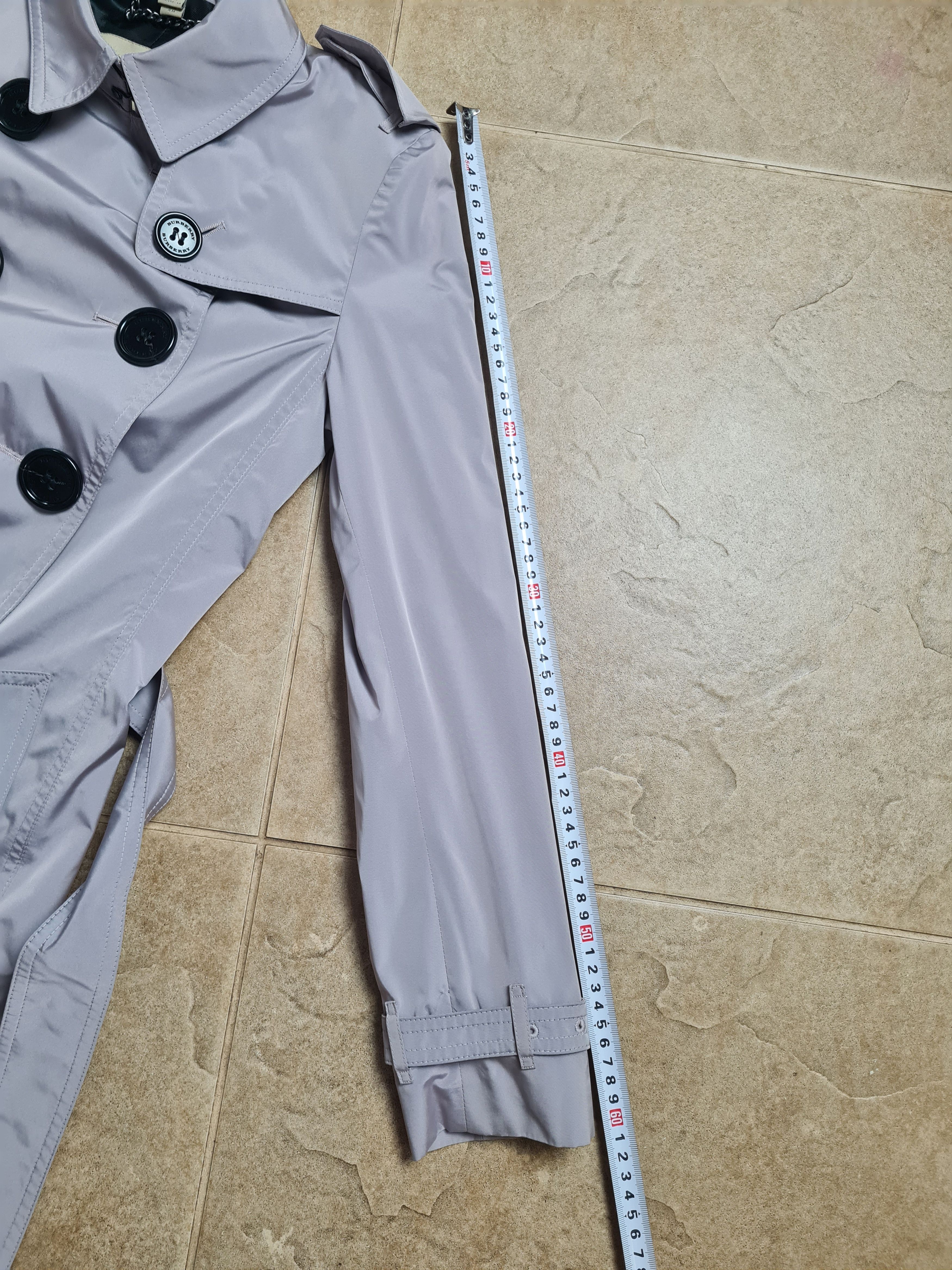 Burberry Burberry Trench Coat Size/S Cotton Blend Nova check Gray Size S / US 4 / IT 40 - 6 Thumbnail