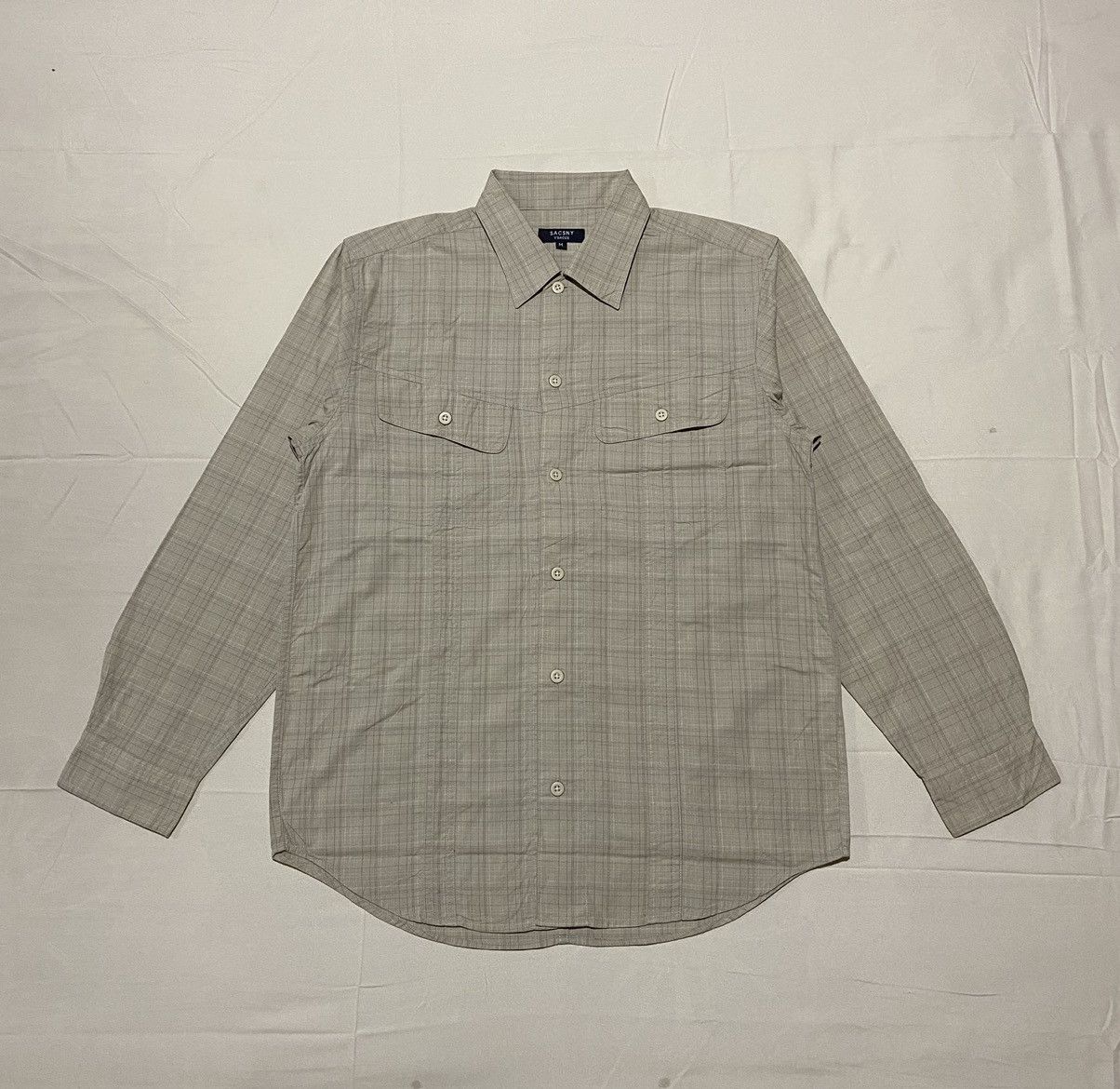 Yohji Yamamoto Sacsny Y’saccs By Y’s Yohji Yamamoto Shirt Button Ups Size US M / EU 48-50 / 2 - 1 Thumbnail