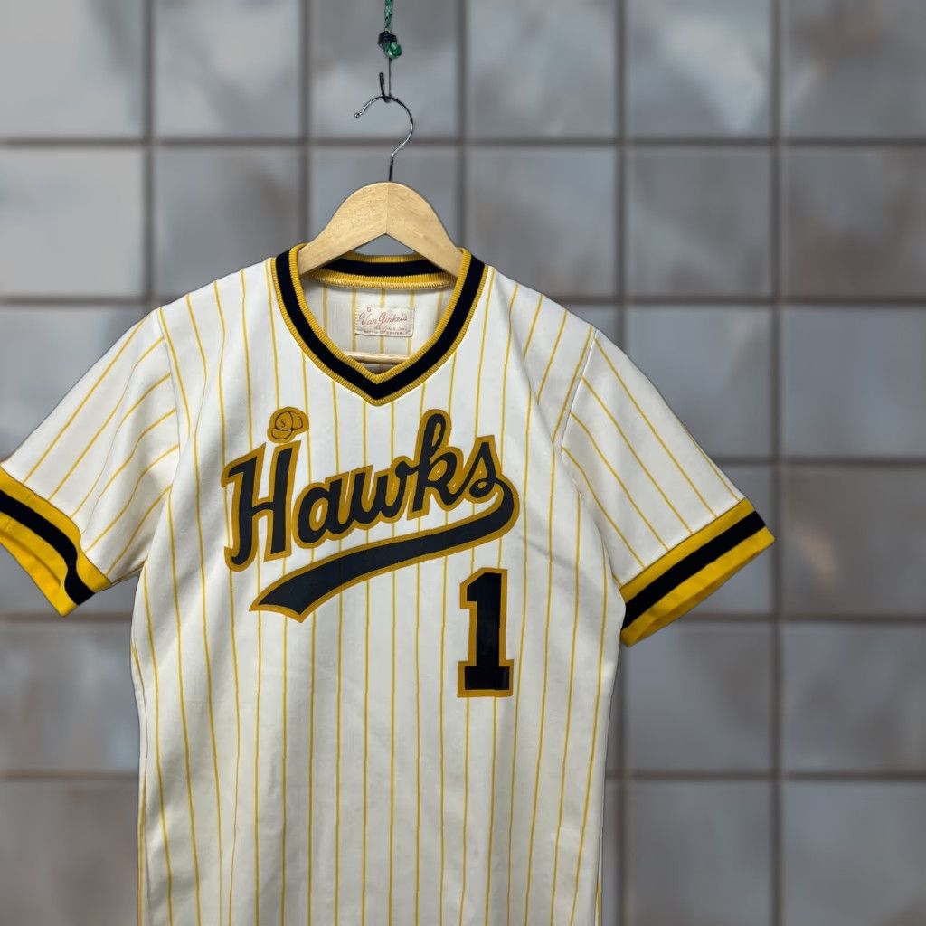 Vintage VINTAGE Hawks Van Ginkels Baseball Pinstripe Shirt Jersey Small IOWA Shirt Men S White 50s Mens Pinstripe 1950s MLB? Size US S / EU 44-46 / 1 - 1 Thumbnail